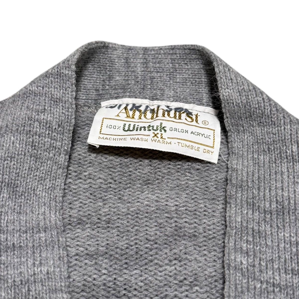 Vintage Vintage Anahurst Acrylic Gray Cardigan Sweater Women’s XL Size XL / US 12-14 / IT 48-50 - 4 Thumbnail