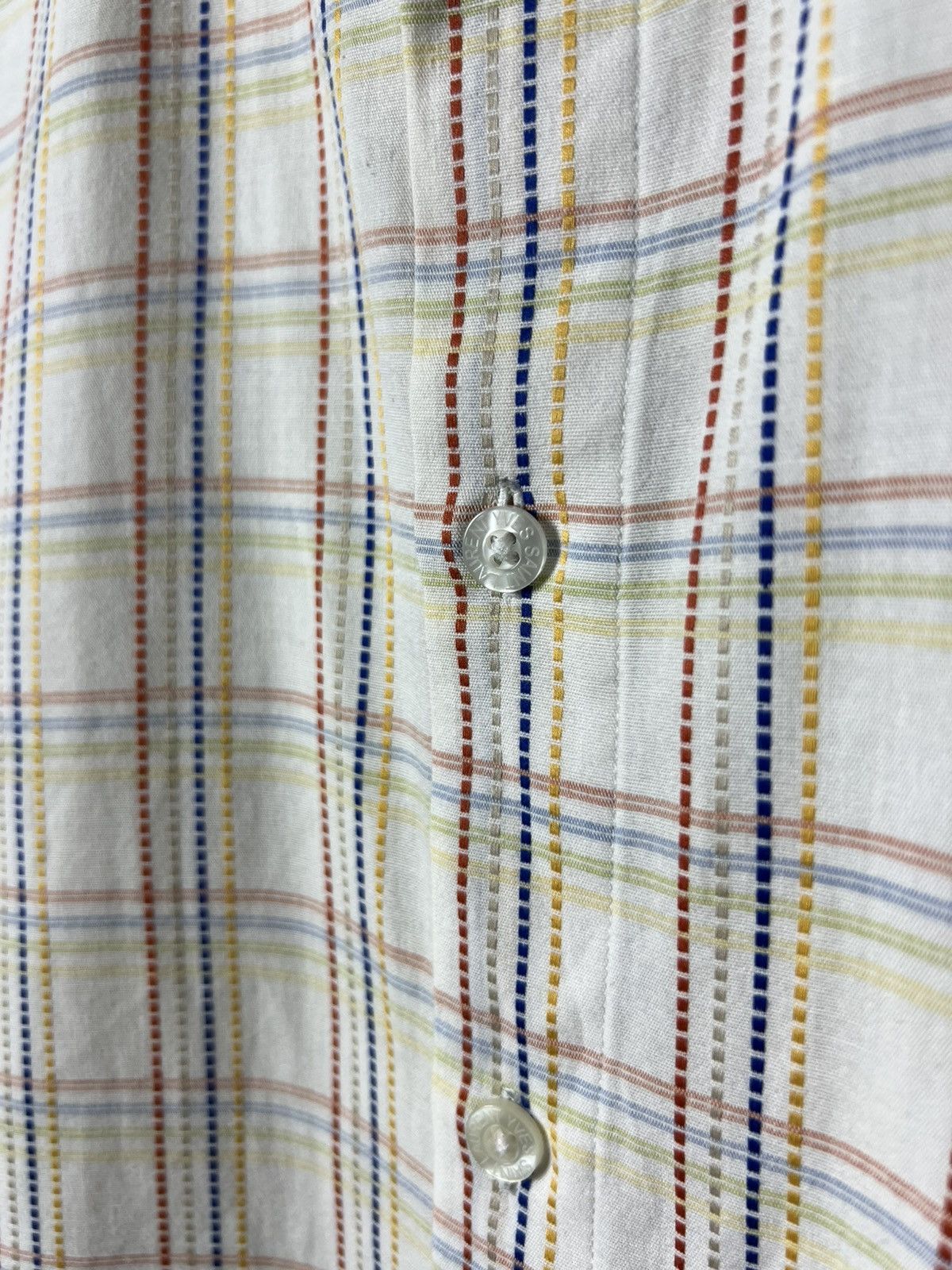 Yves Saint Laurent Vintage Yves Saint Laurent YSL Button Up Short Sleeve Shirt Size US L / EU 52-54 / 3 - 7 Thumbnail