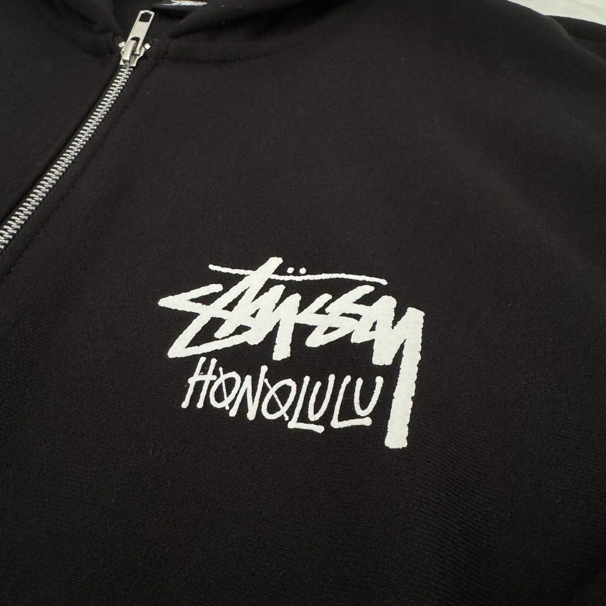 Stussy Stussy Honolulu Zip Up Hoodie Black Size US M / EU 48-50 / 2 - 3 Thumbnail