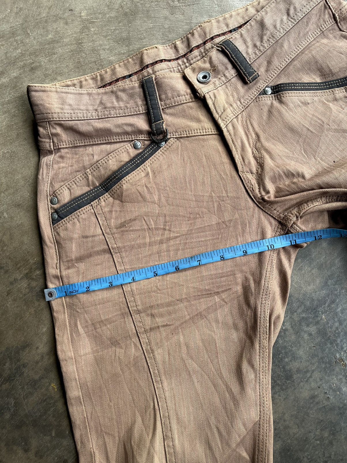 14th Addiction NCFM Nicole Club For Men Japanese Flare BootCut Cowboy Pants Size US 30 / EU 46 - 16 Thumbnail