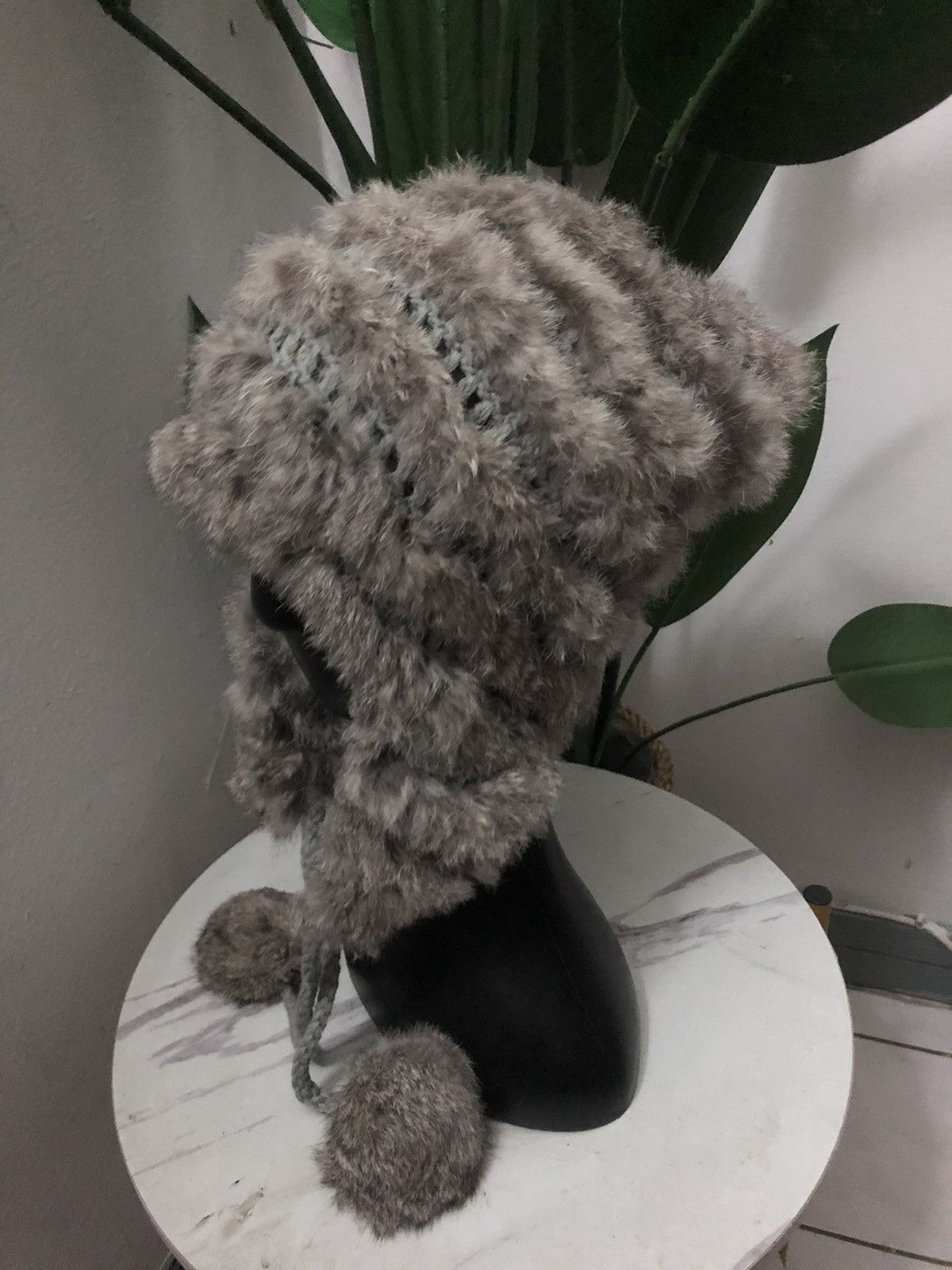 Vintage VINTAGE FUR EAR FLAT BEANIE HAT Size ONE SIZE - 5 Thumbnail