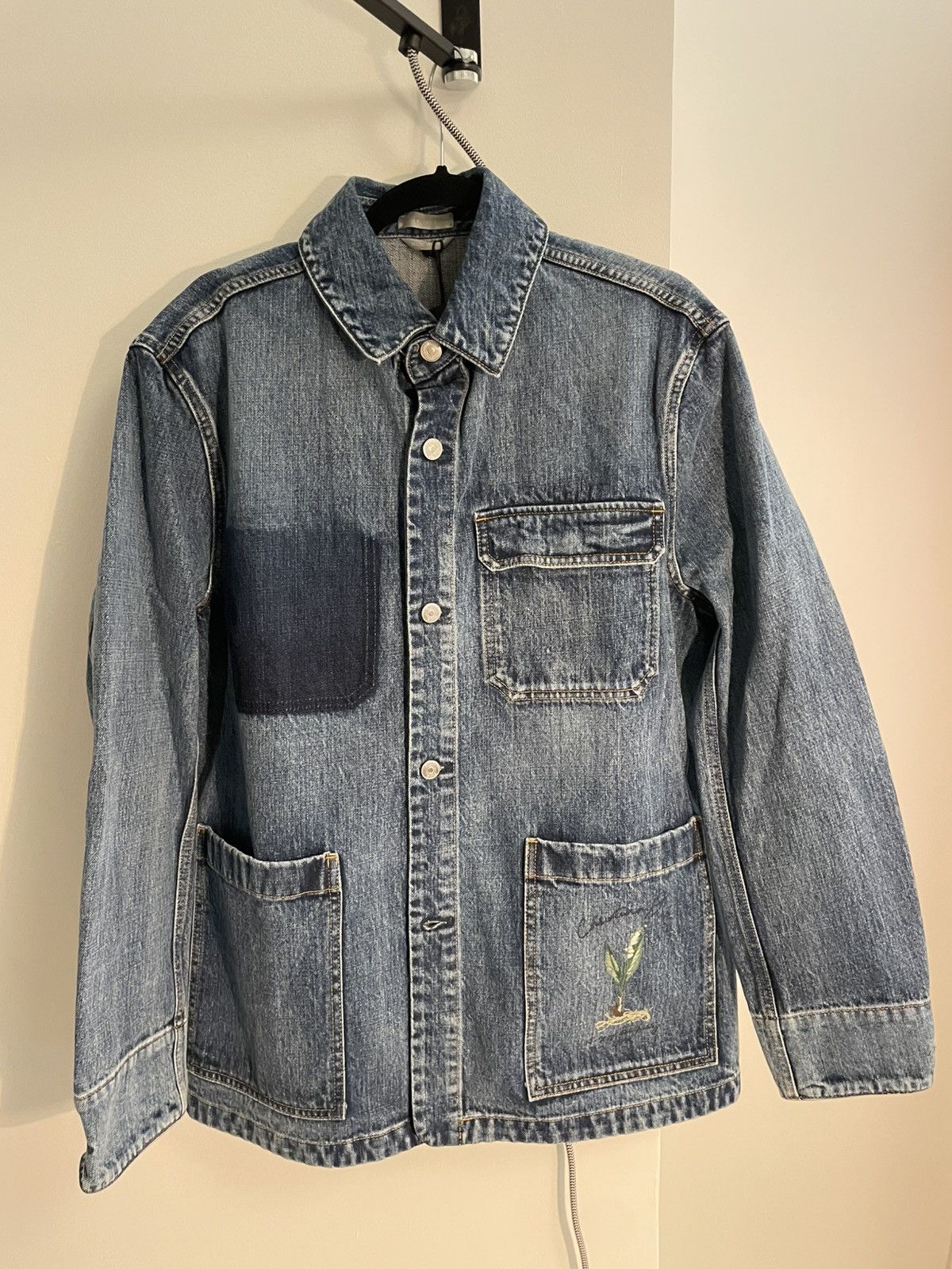 Dior Dior Lily of the Valley Overshirt indigo Size US M / EU 48-50 / 2 - 1 Thumbnail