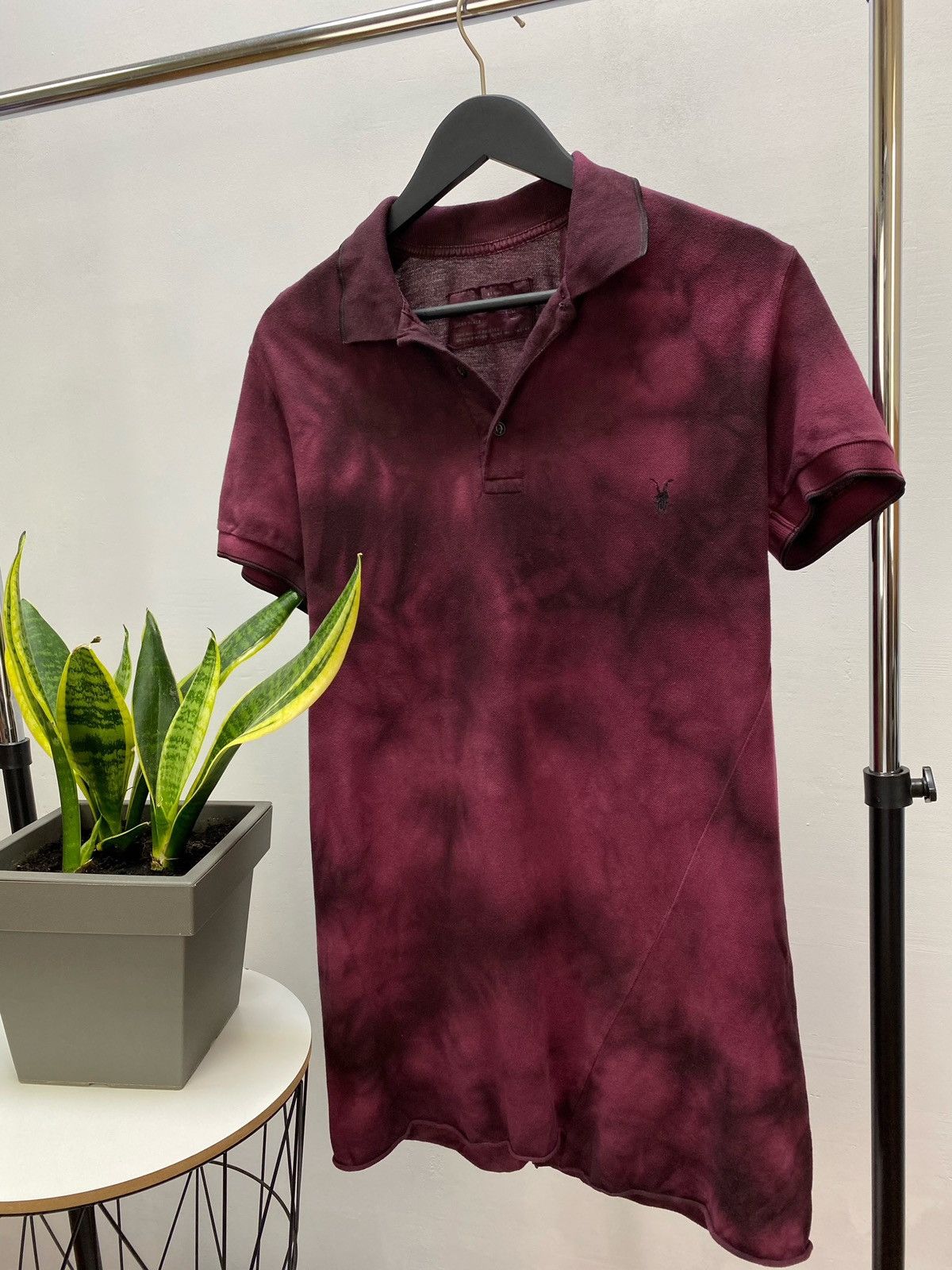 Allsaints Allsaints Tie Dye Polo T-shirts Size US M / EU 48-50 / 2 - 2 Thumbnail