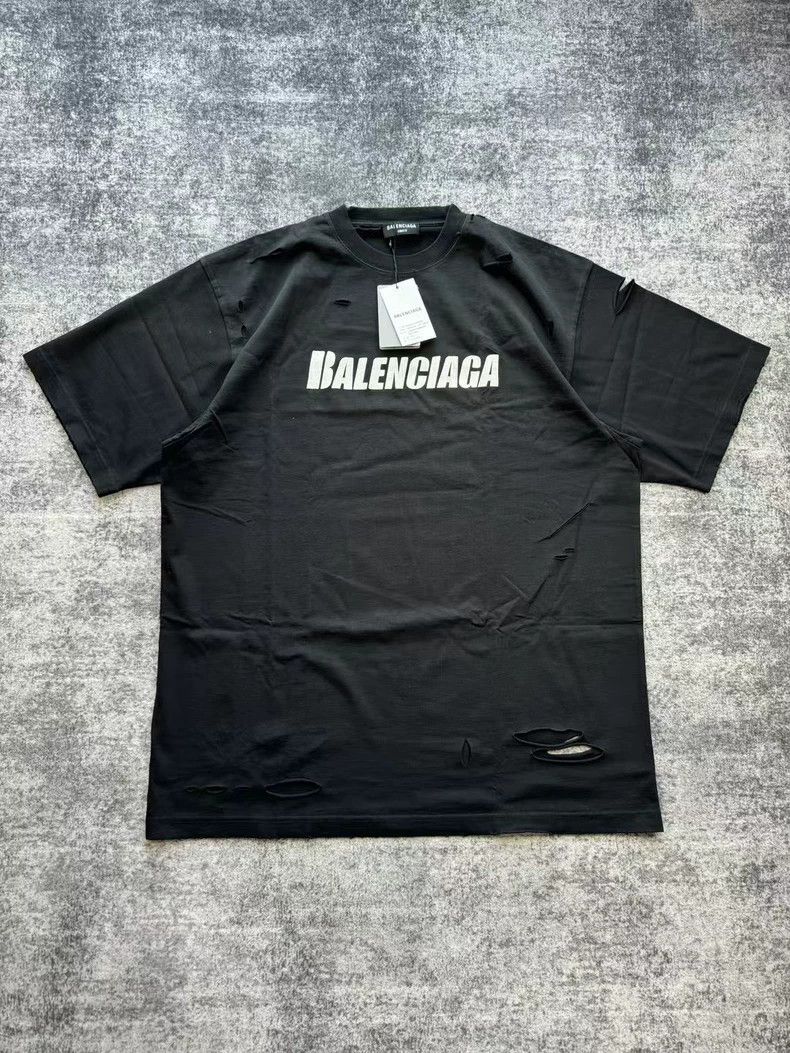 Balenciaga Havoc Short Sleeve T-Shirt Crew Neck Top