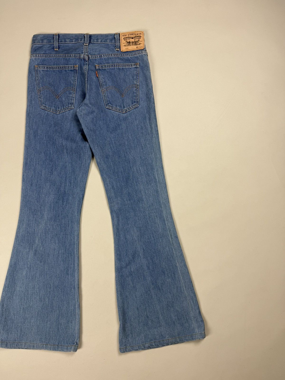 Levi's Vintage Clothing LVC Levi’s Vintage Clothing 684 Orange Tab Flared Jeans Size 26" / US 2 / IT 38 - 21 Thumbnail