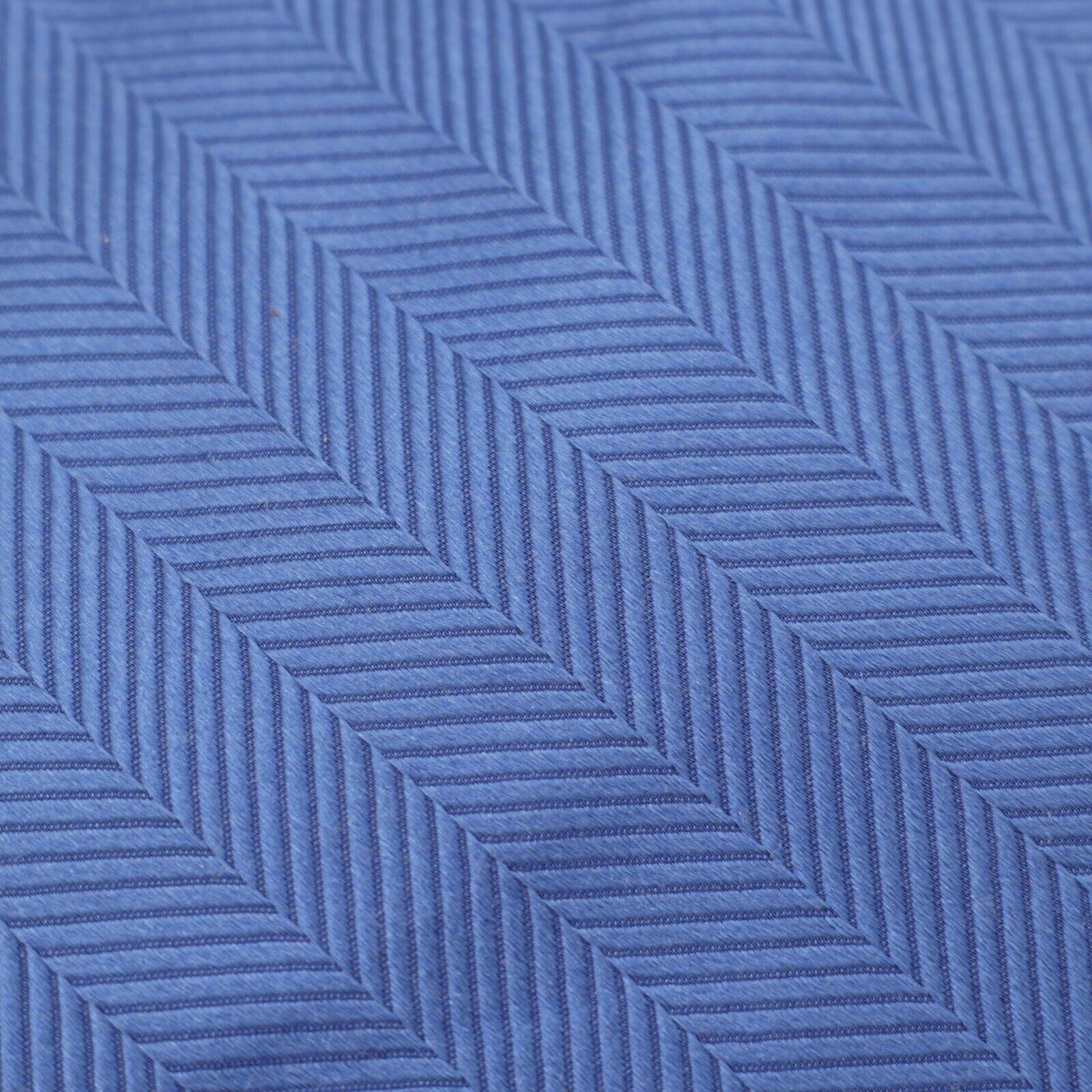 Jos. A. Bank Jos A Bank Herringbone Woven Blue Wide Silk Tie Italy Size ONE SIZE - 2 Thumbnail