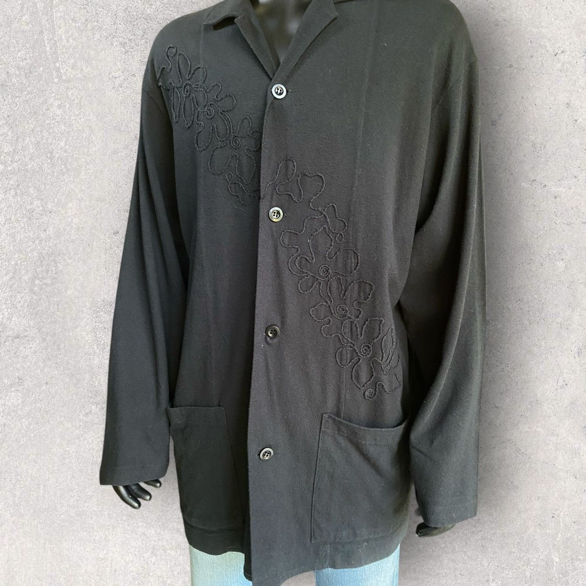 Yohji Yamamoto Y’s Oversize Embroidered Shirt Size US M / EU 48-50 / 2 - 1 Thumbnail