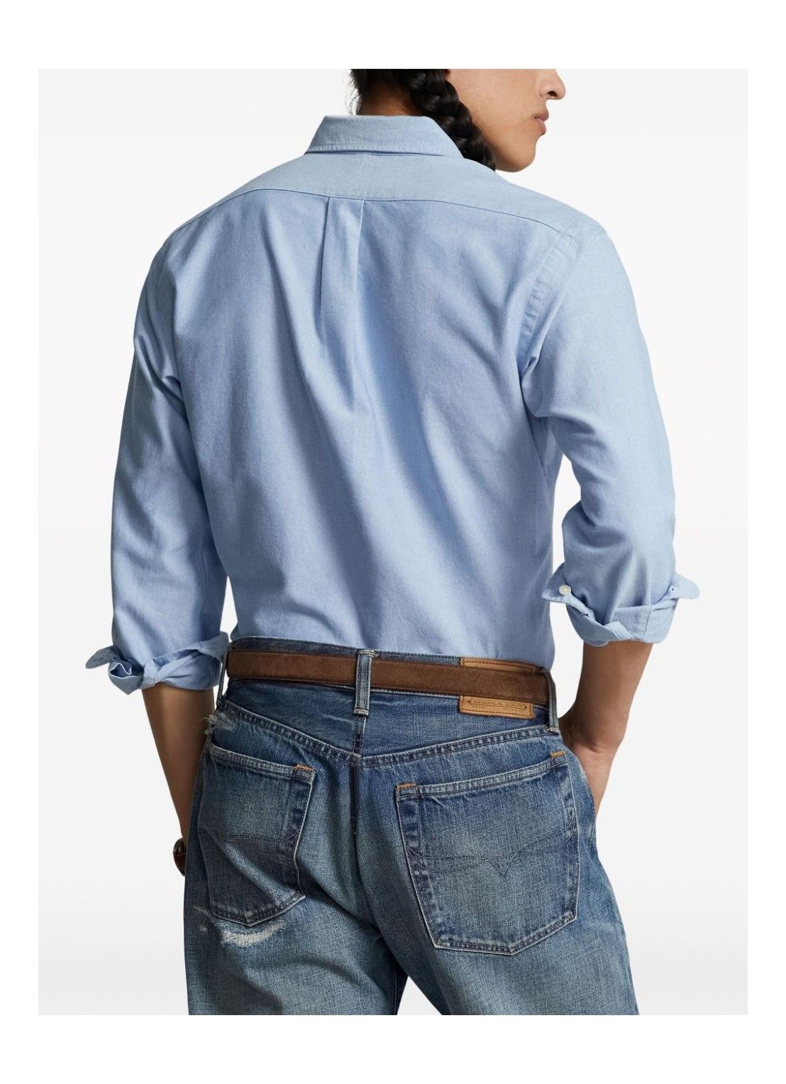 Polo Ralph Lauren o1s22i1n0125 Cotton Shirt in Light Blue Size US XL / EU 56 / 4 - 3 Thumbnail
