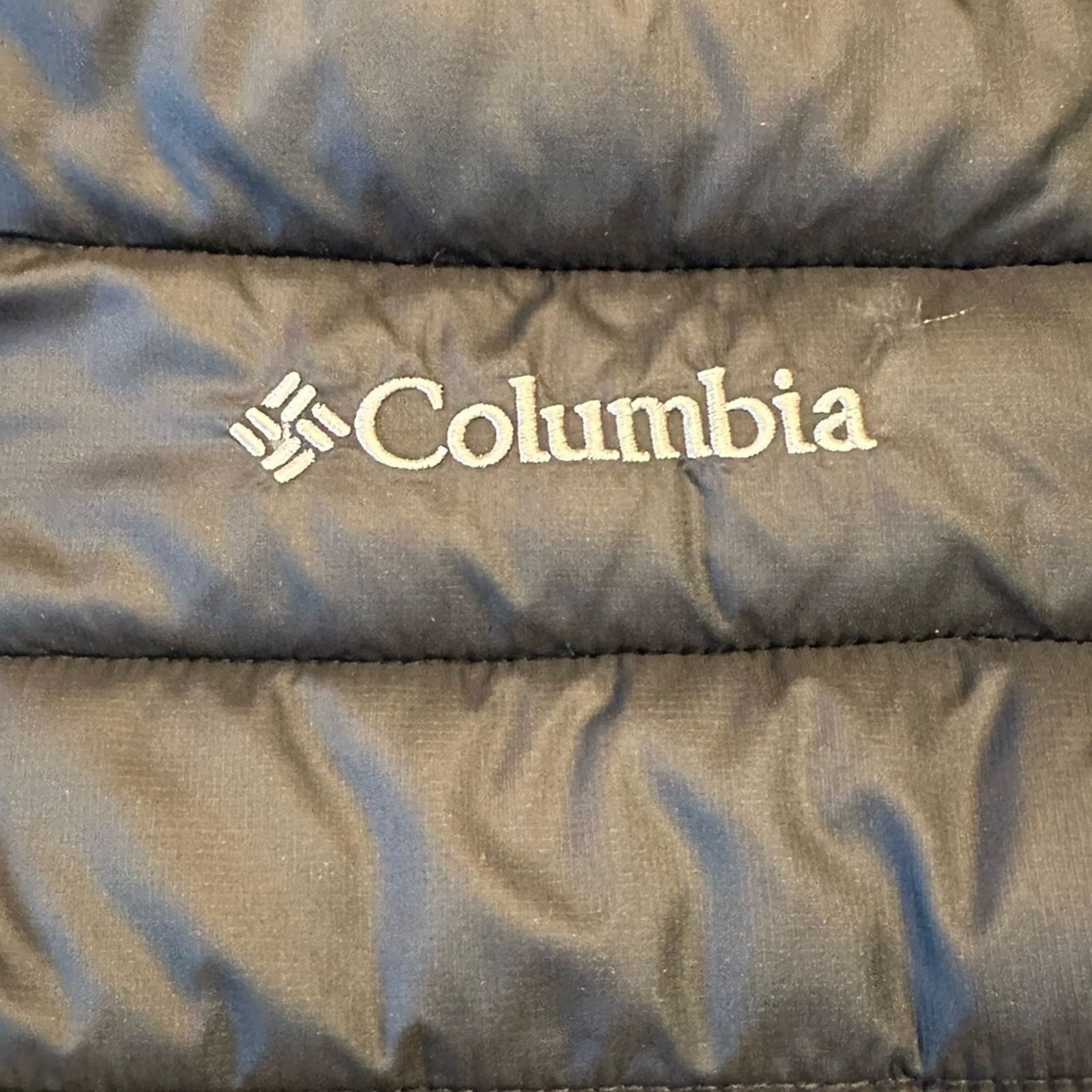 Columbia Columbia Large Black Hooded Puffer JacketRoyal Blue Interior Size US L / EU 52-54 / 3 - 7 Thumbnail