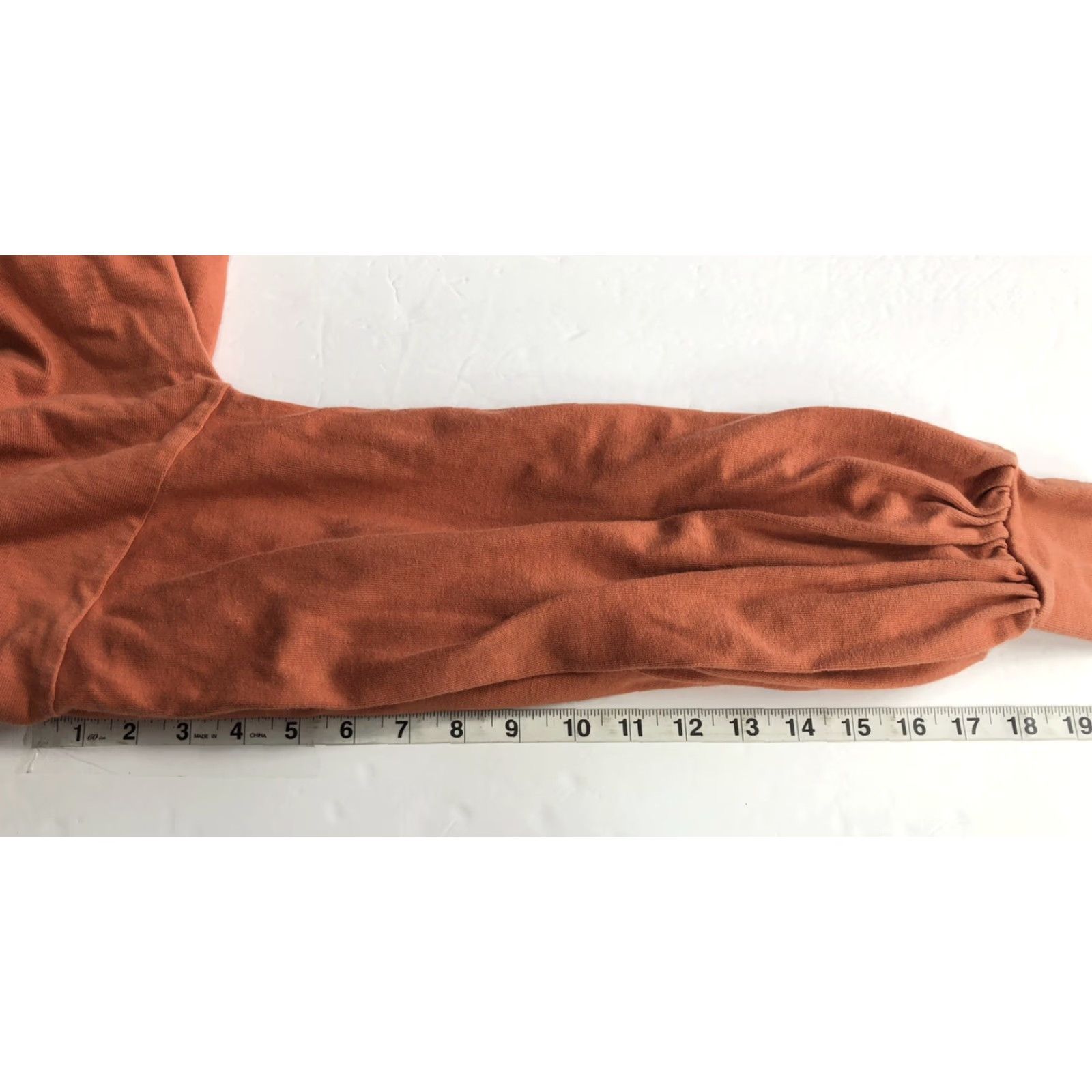 Madewell Madewell Orange Sweater Women XS Cotton Pullover Cropped Made In Indonesia Size XS / US 0-2 / IT 36-38 - 4 Thumbnail