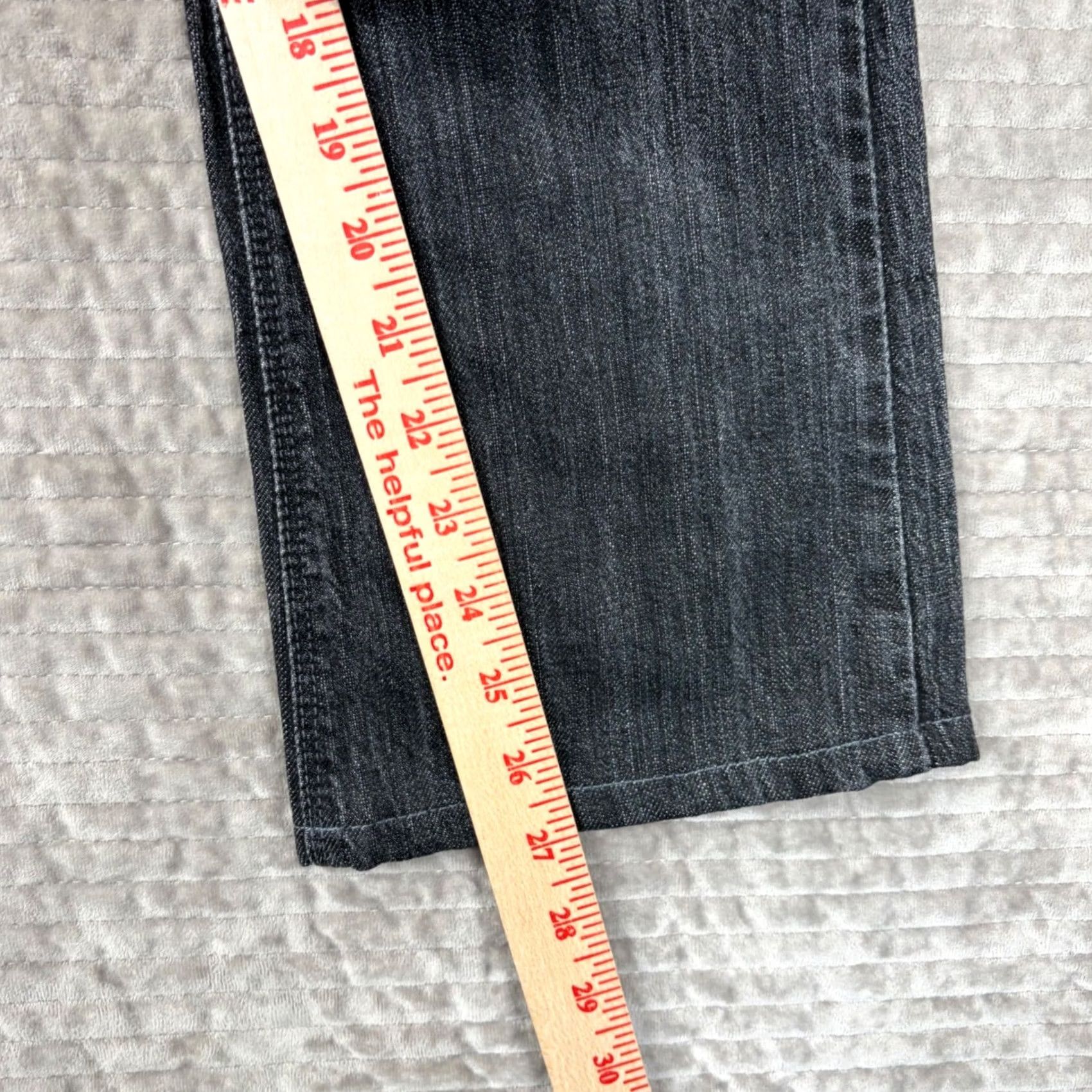 Vintage Joe's Jeans Womens Jeans Bootcut 29 Dark Wash Low Rise Charcoal Grey 5-Pocket Denim Cotton Blend Spandex USA Mens? Size 29" - 4 Thumbnail