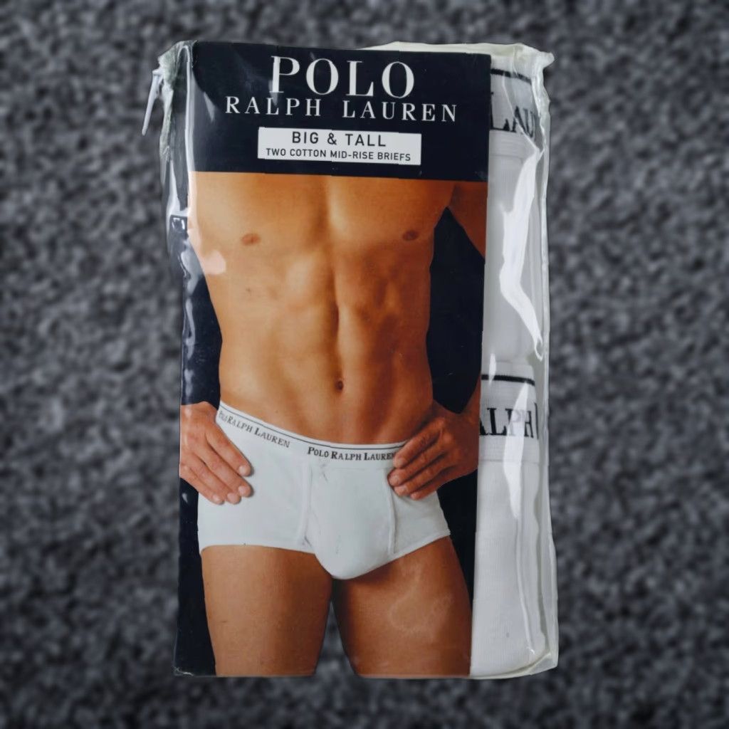 Polo Ralph Lauren Ralph Lauren 2 Pack White Classic Fit Mid Rise Briefs NWT Shirt? Size US 42 / EU 58 - 1 Thumbnail