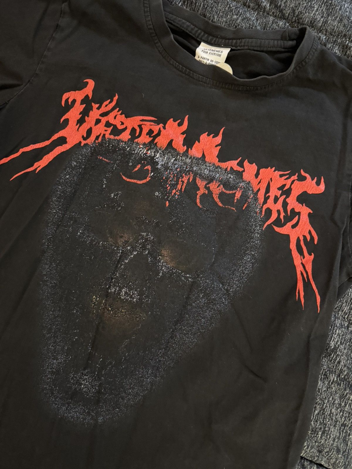 Vetememes Vetememes Black Skull Tee Size US S / EU 44-46 / 1 - 3 Thumbnail
