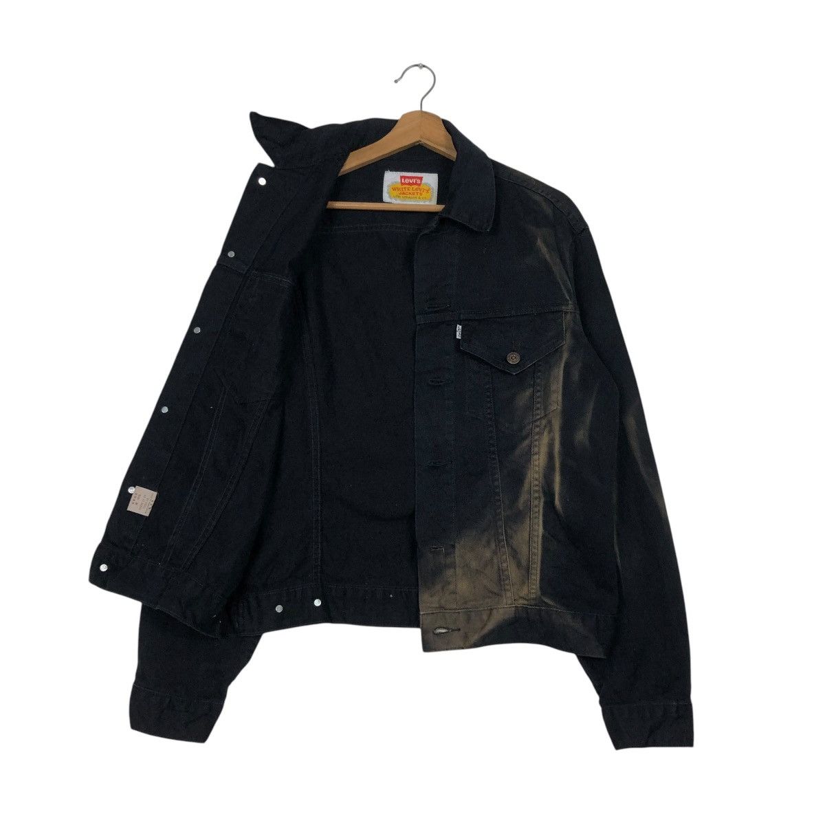 Levi's 🔥VINTAGE BIKER JACKET LEVI’S SUN FADED DESIGN VERY RARE Size US M / EU 48-50 / 2 - 13 Thumbnail