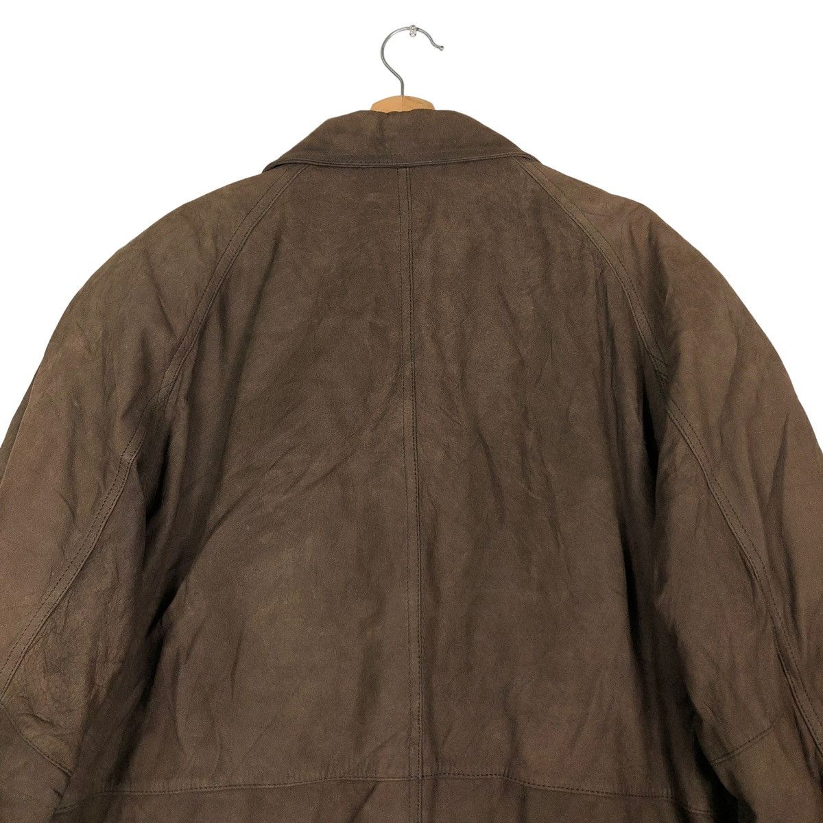 Japanese Brand 🔥VINTAGE FLY LEATHER JACKET ISSEY MIYAKE DESIGN Size US L / EU 52-54 / 3 - 9 Thumbnail