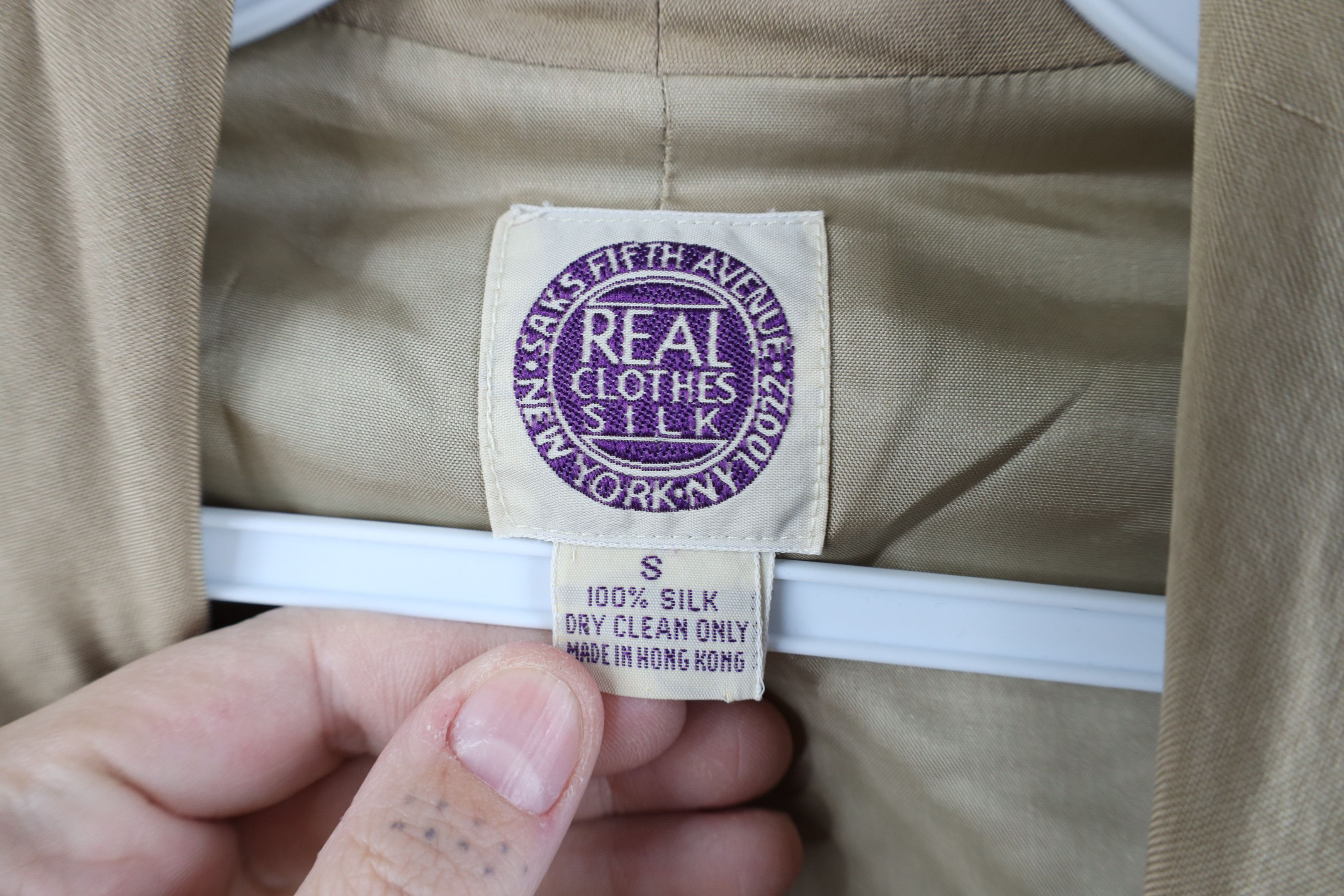 Vintage Vintage 80s 90s Saks Fifth Avenue Breasted Blazer Jacket Size S / US 4 / IT 40 - 9 Thumbnail