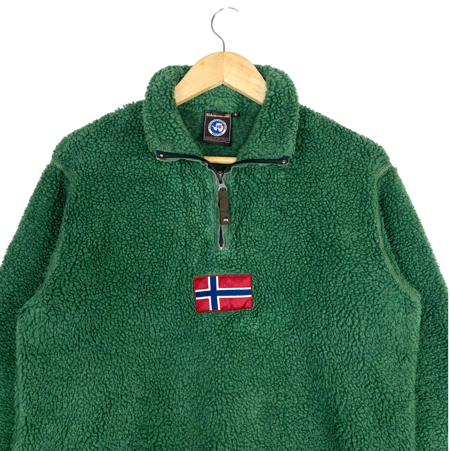 Napapijri 💥NAPAPIJRI GEOGRAPH HALFZIP PULLOVER SWEATER Size US S / EU 44-46 / 1 - 5 Thumbnail