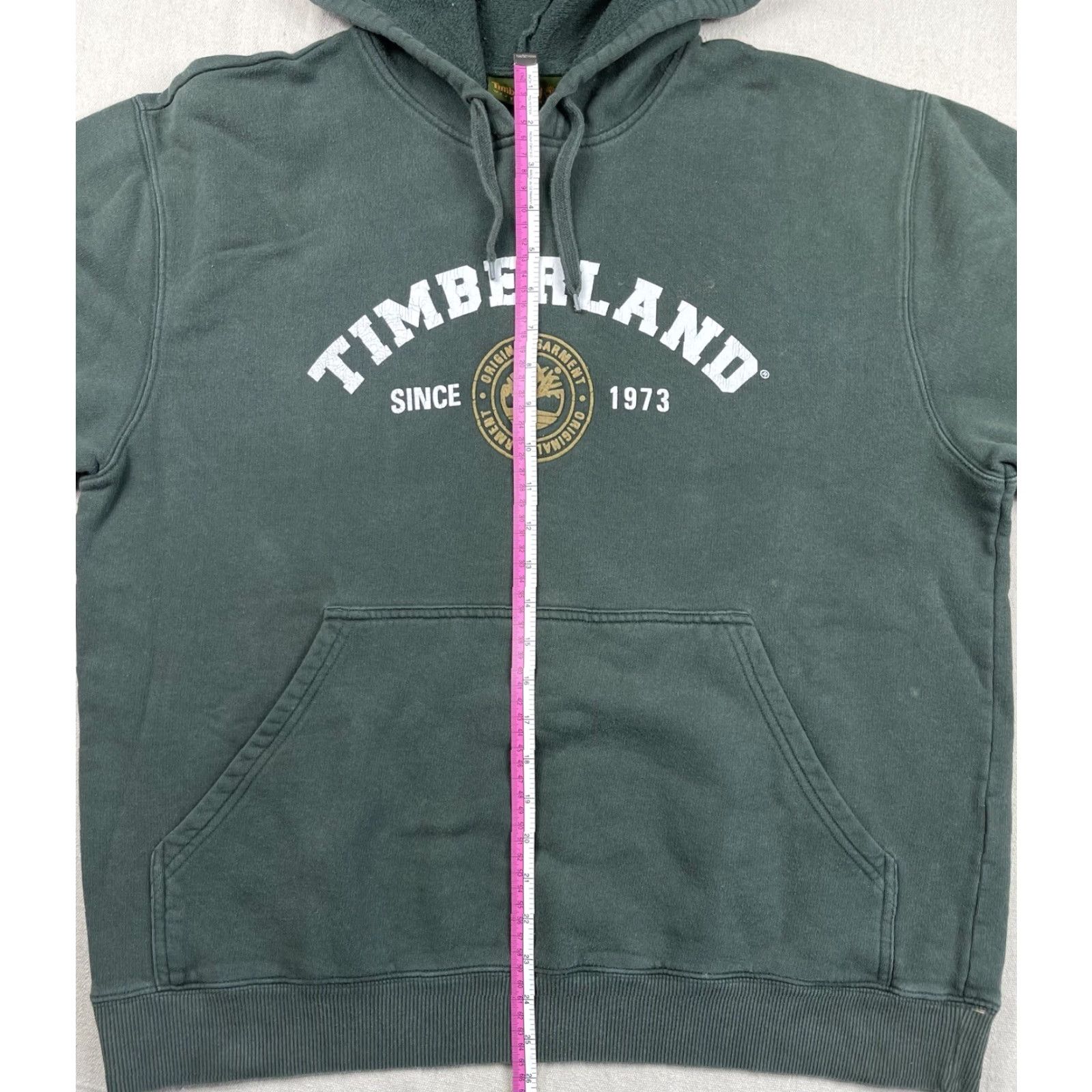 Timberland VINTAGE Timberland Hoodie Sweatshirt Mens M Military Green Spell Out Logo 90s Casual Size US M / EU 48-50 / 2 - 6 Thumbnail