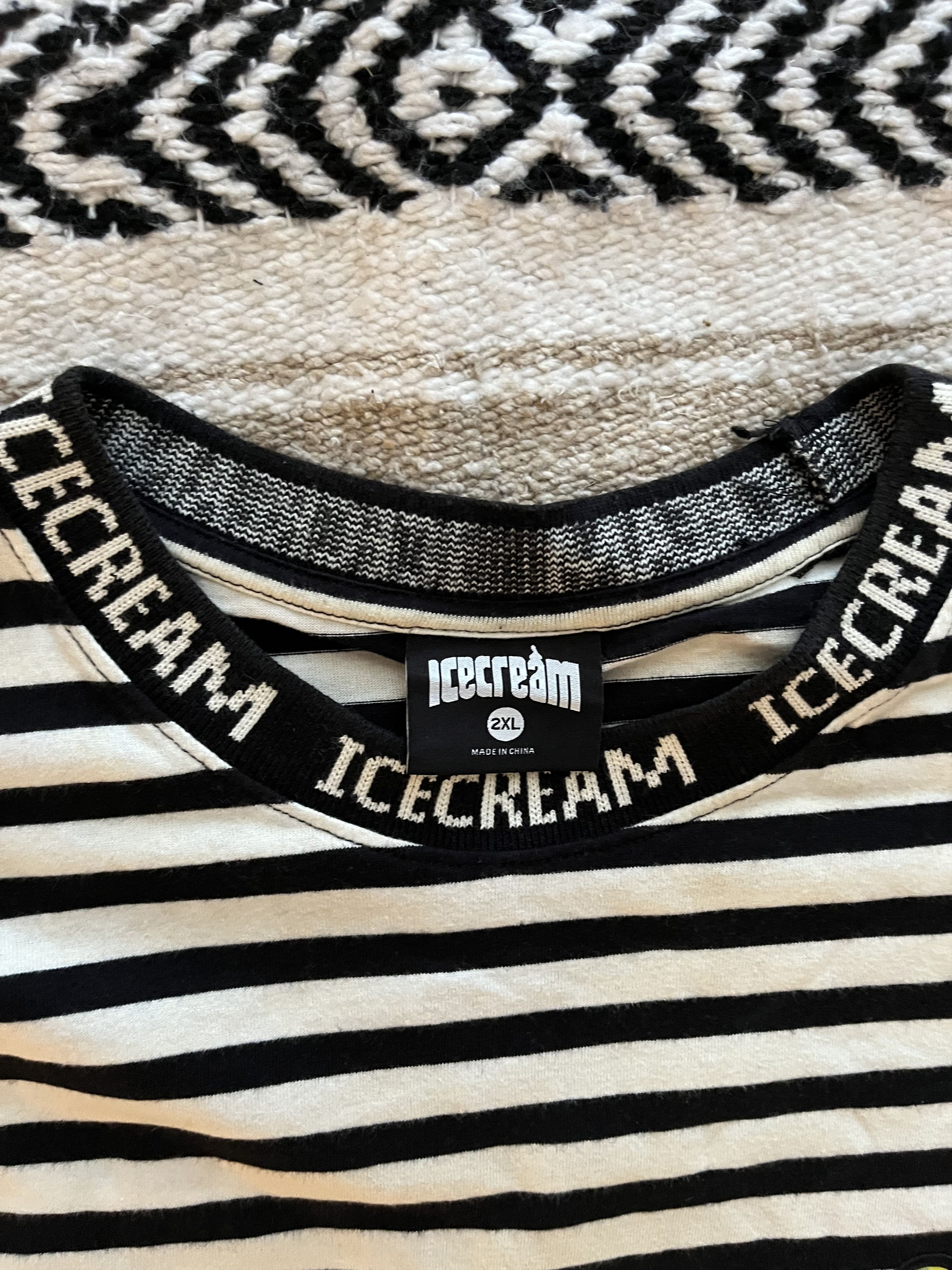 Billionaire Boys Club Billionaire Boys Club “Cones & Bones” Striped Tee (XXL) Size US XXL / EU 58 / 5 - 3 Thumbnail
