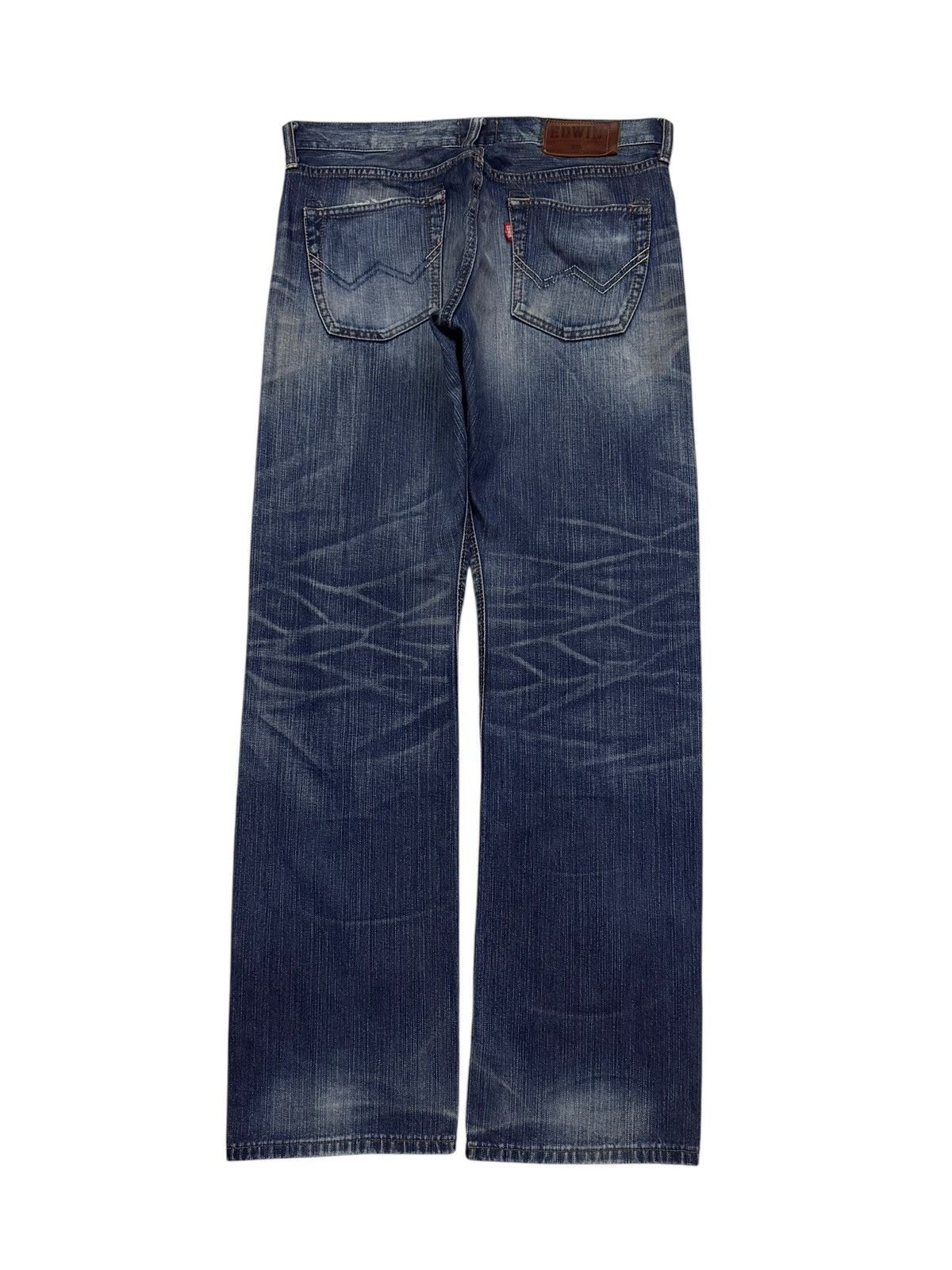 Edwin Vintage 00s Edwin 403XV Denim jeans | Japan Market | W35 Size US 35 - 3 Thumbnail
