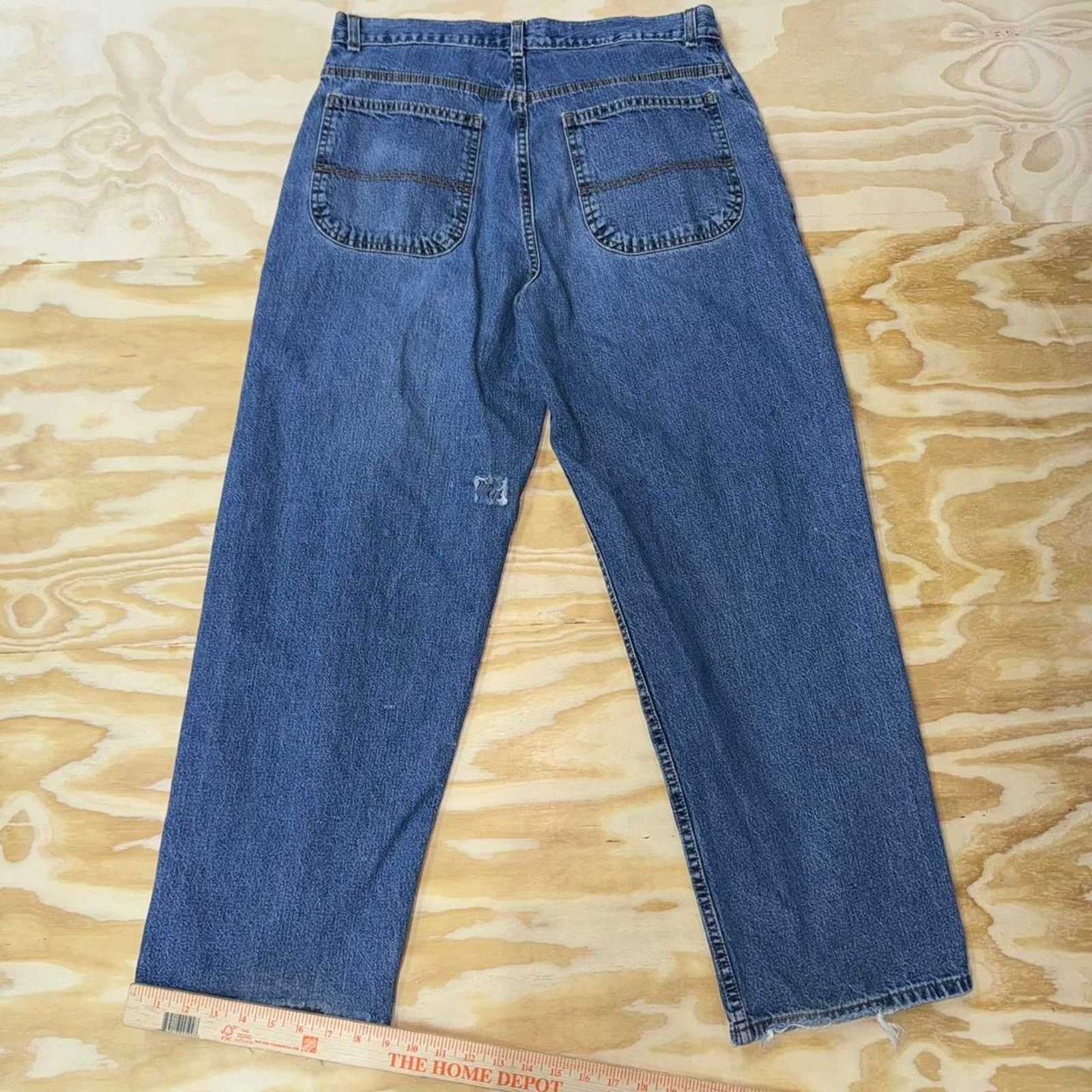 Faded Glory Vintage y2k faded glory carpenter workwear baggy pants jeans Size US 33 - 2 Thumbnail