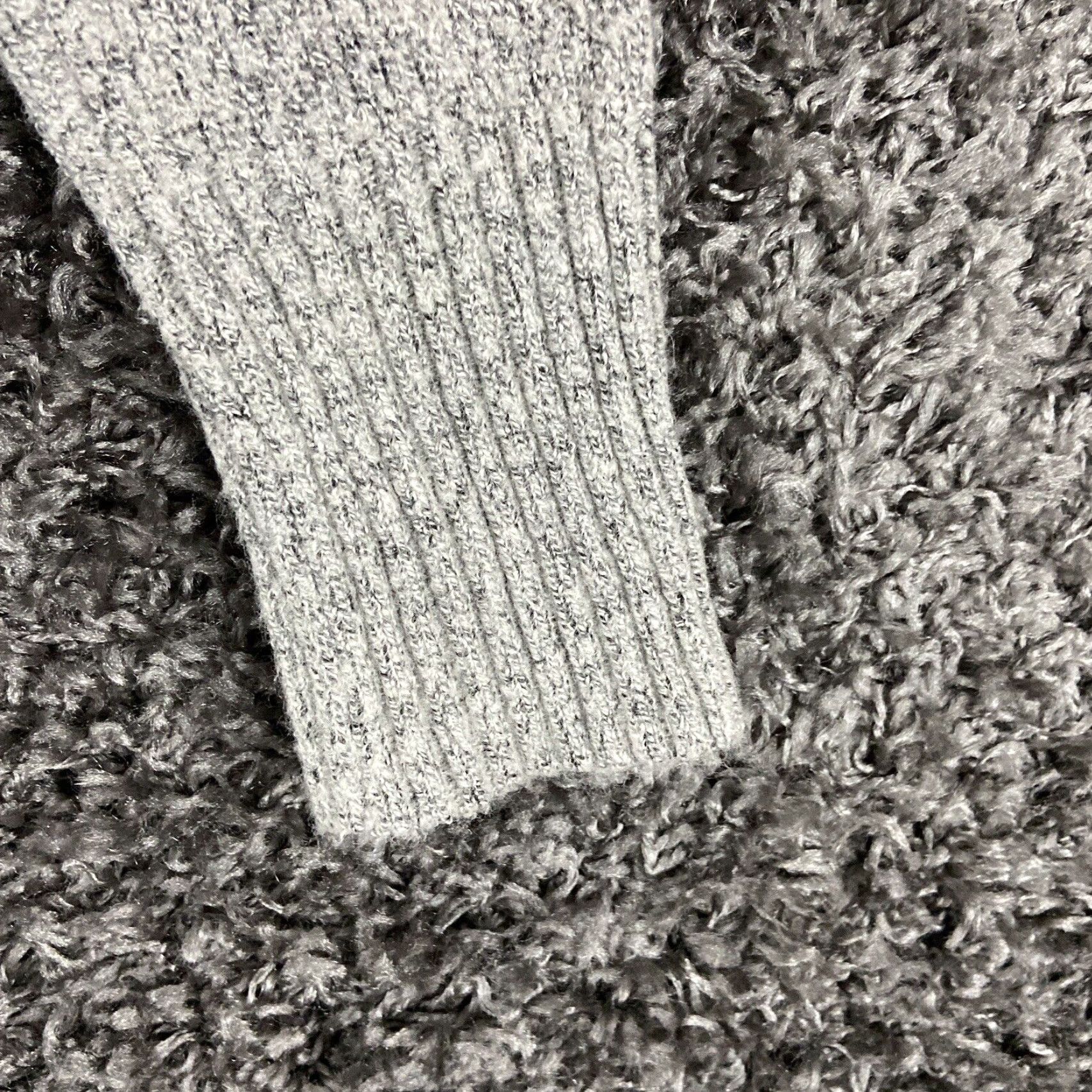Vintage Fresh Women's Gray Knit Long Sleeve Turtleneck Sweater Small Size S / US 4 / IT 40 - 4 Thumbnail