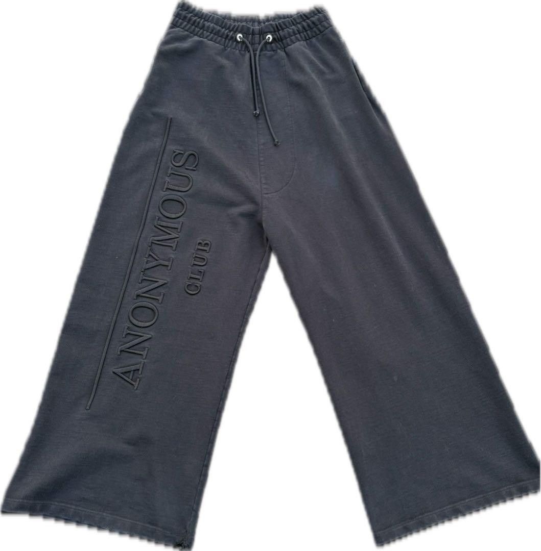 Pre-owned Anonymous Club Sweatpants Shayne Oliver Group Black Heritage
