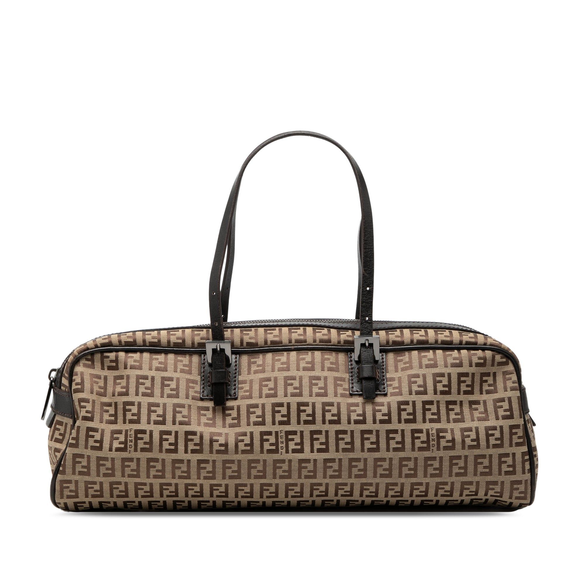 Fendi Zucchino Canvas Handbag Size ONE SIZE - 1 Thumbnail