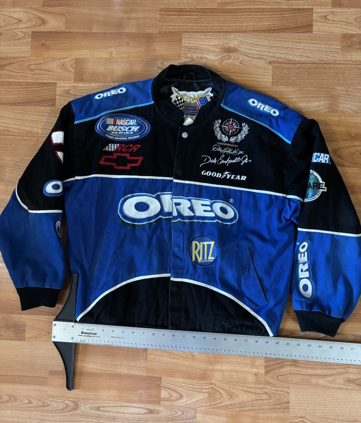 Chase Authentics Vintage Dale Earnhardt Jr. NASCAR Racing Jacket Size M Size US M / EU 48-50 / 2 - 1 Thumbnail