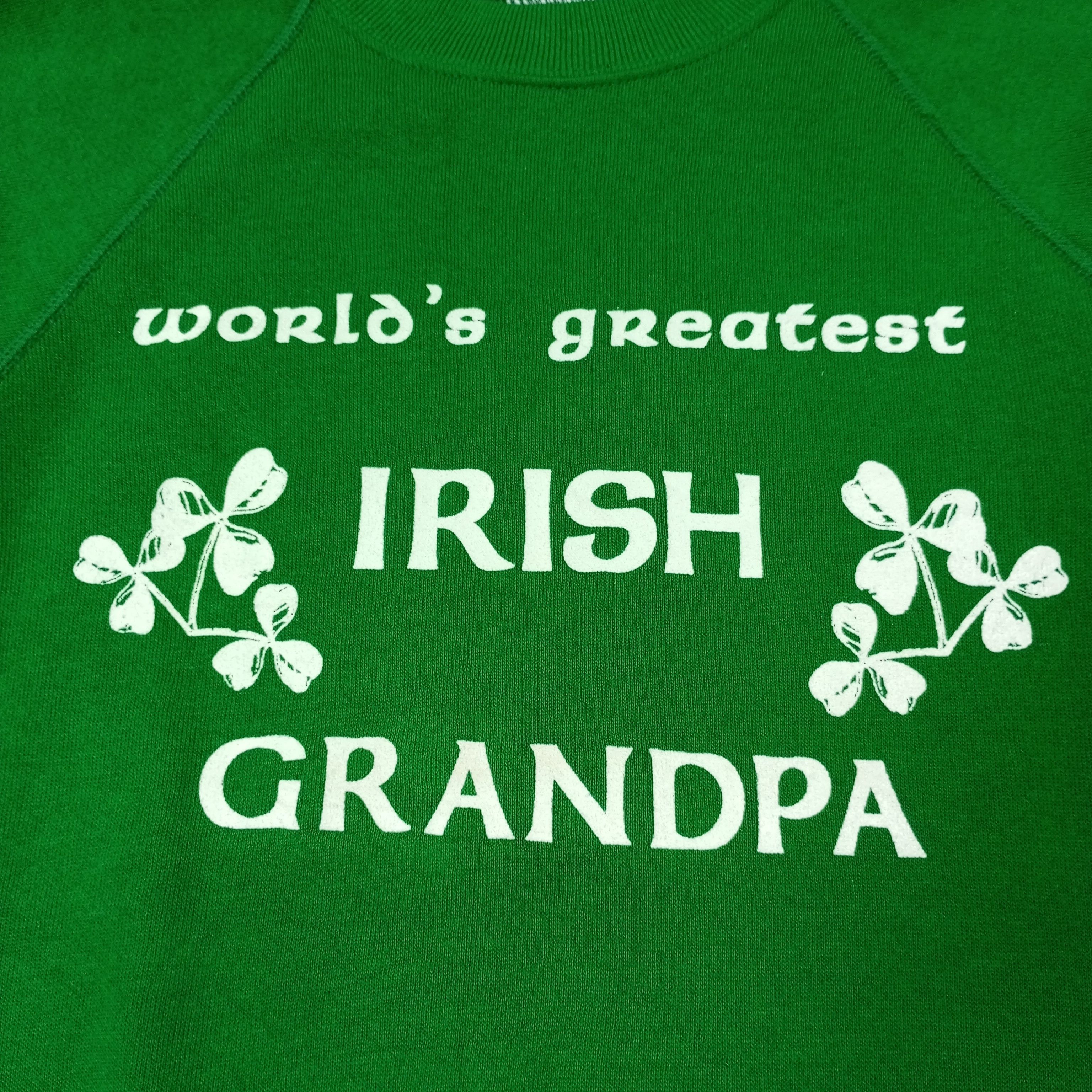 Vintage Irish Grandpa Vintage Sweatshirt c225n2 Size US M / EU 48-50 / 2 - 2 Thumbnail