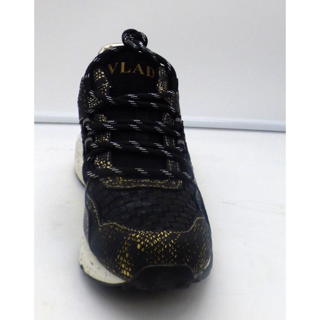 Vlado Vlado Cleo Women’s Sneakers, Black/Gold, Sz. 7 Size US 7 / IT 37 - 14 Thumbnail
