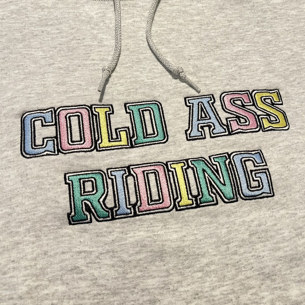 Other Brandon Buckingham Cold Ass Riding Merch Embroidered Hoodie Size US L / EU 52-54 / 3 - 3 Thumbnail