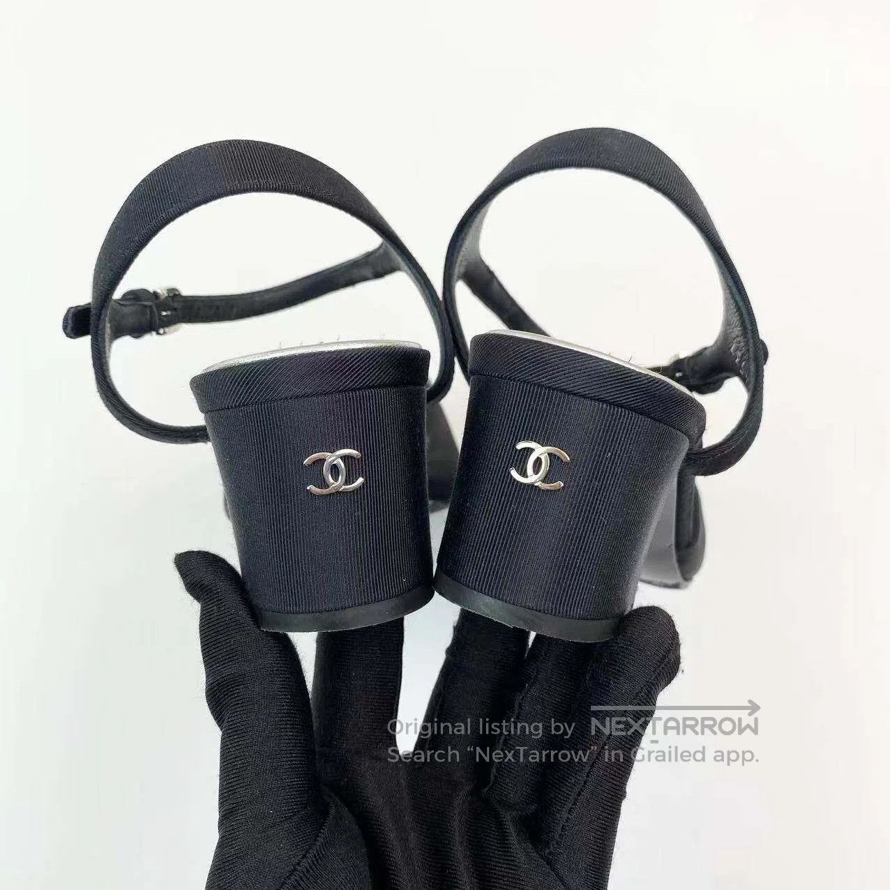 Other Chanel Camellia double C logo thick-heeled sandals| Size US 5 / IT 35 - 5 Thumbnail