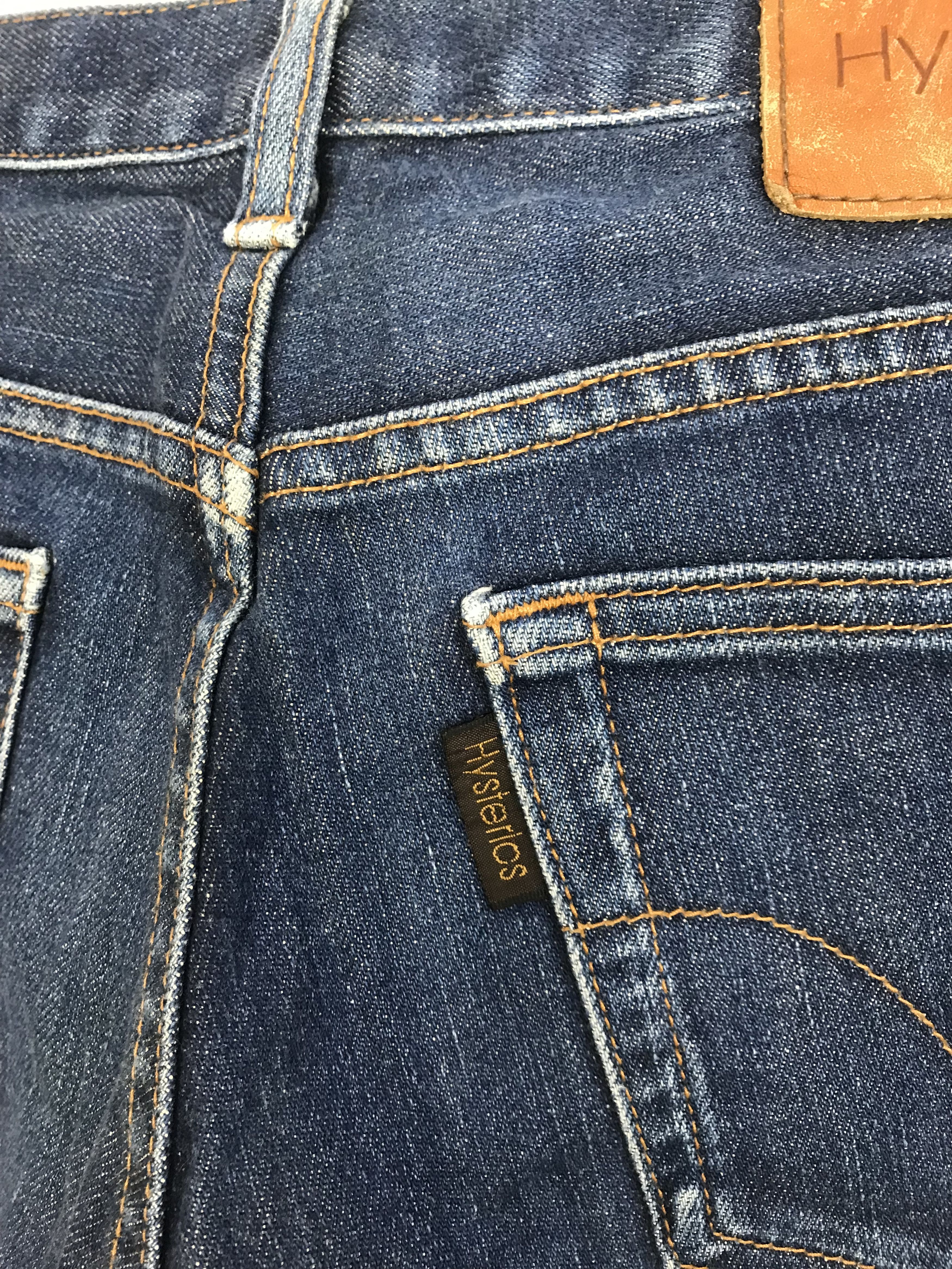 Hysteric Glamour Hype Hysteric Glamour Indigo Denim Jeans Pant Buttonfly Size 29" - 7 Thumbnail
