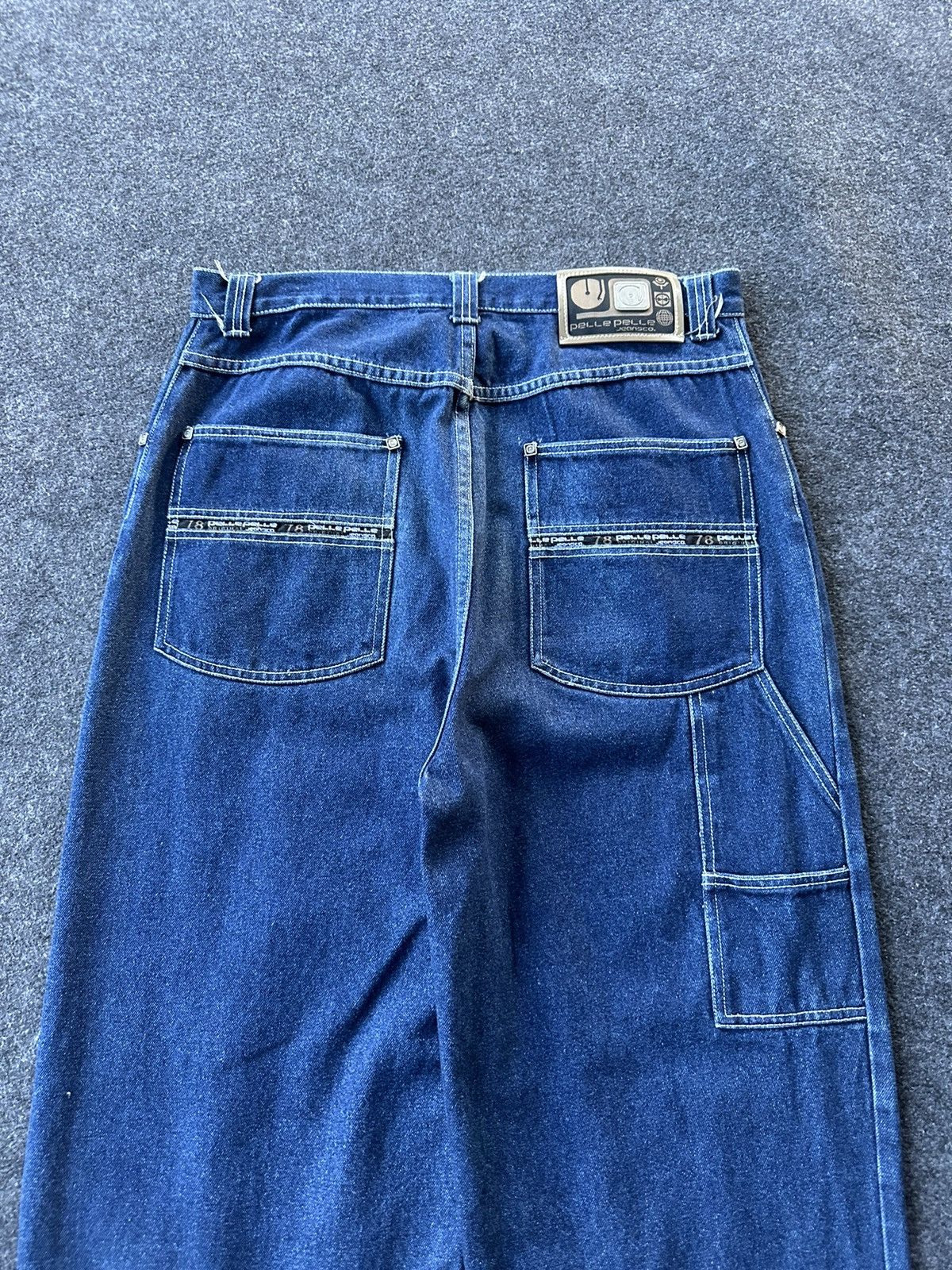 Pelle Pelle Baggy Pelle Pelle Marc Buchanan Vintage Denim D316 Size US 34 / EU 50 - 4 Thumbnail