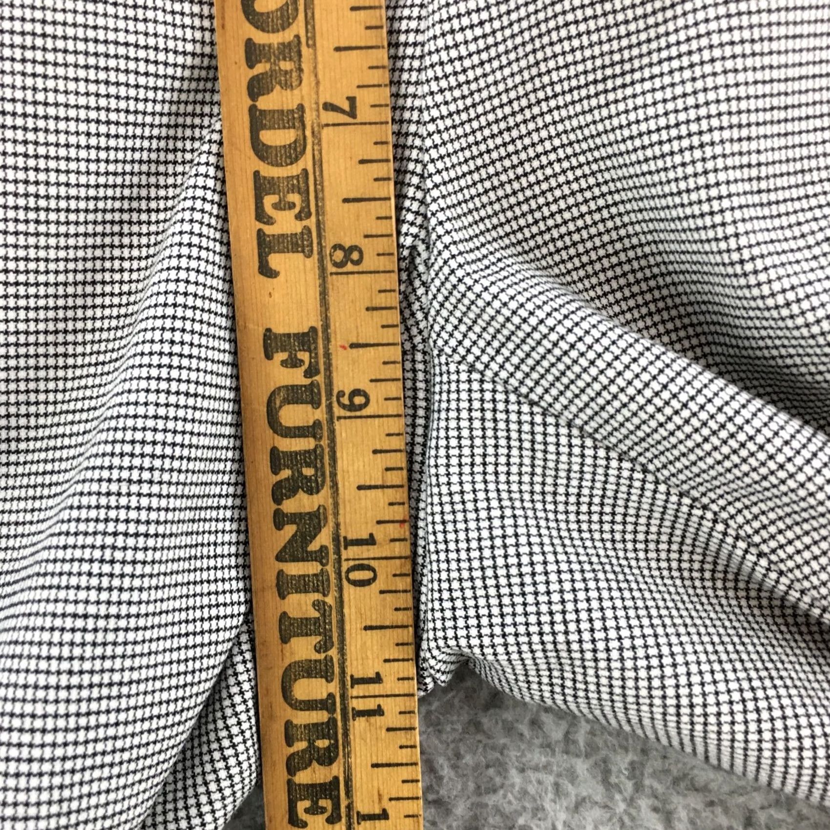 Banana Republic Banana Republic Logan Trouser Dress Pants Womens 2 Black White Mid Rise Casual Dress Pants Woman Regular Black White 2 Mens Womens Boys Girls Size 26" / US 2 / IT 38 - 7 Thumbnail