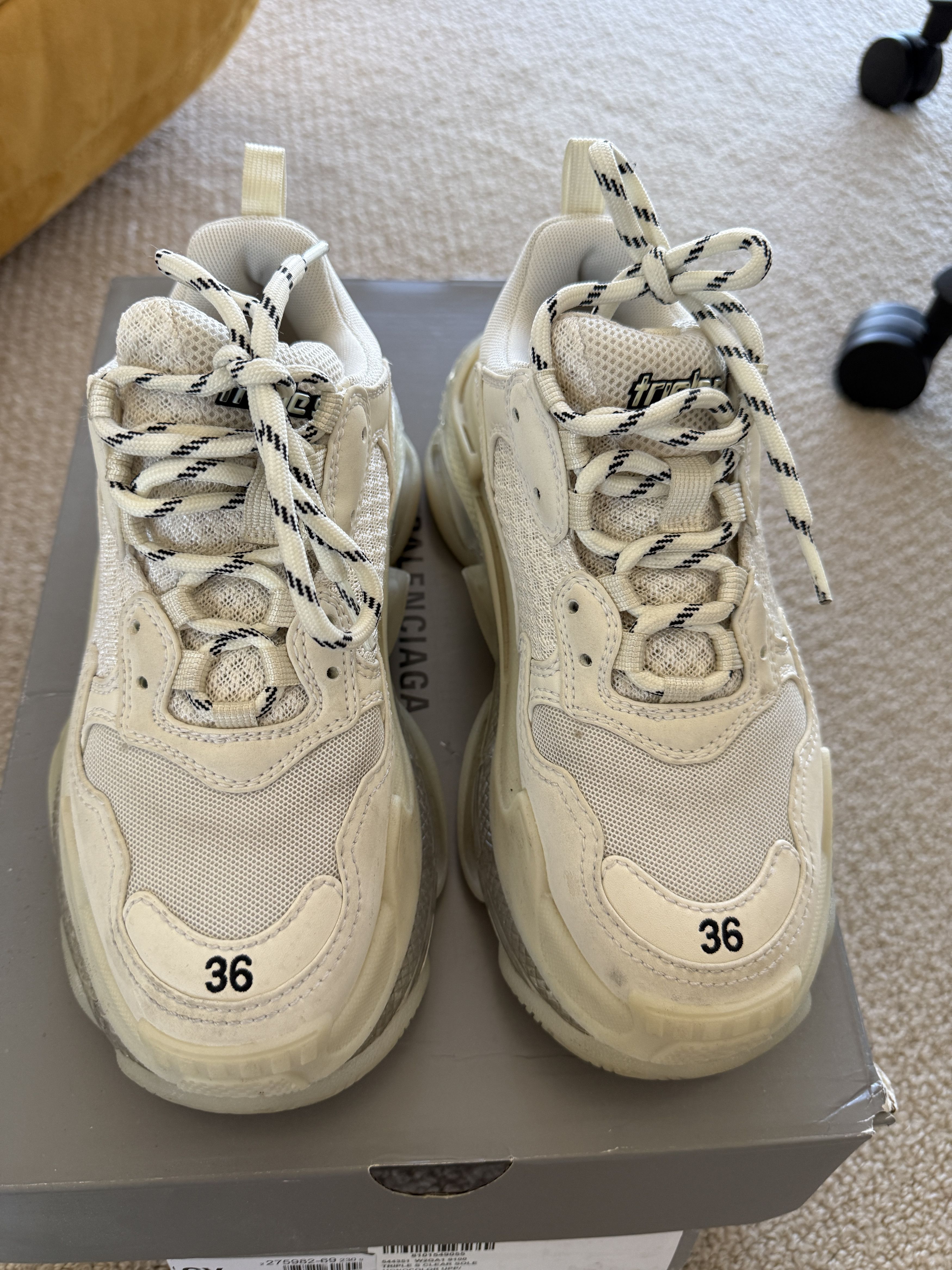 Balenciaga Triple S Clear Sole Size US 6 / IT 36 - 4 Thumbnail