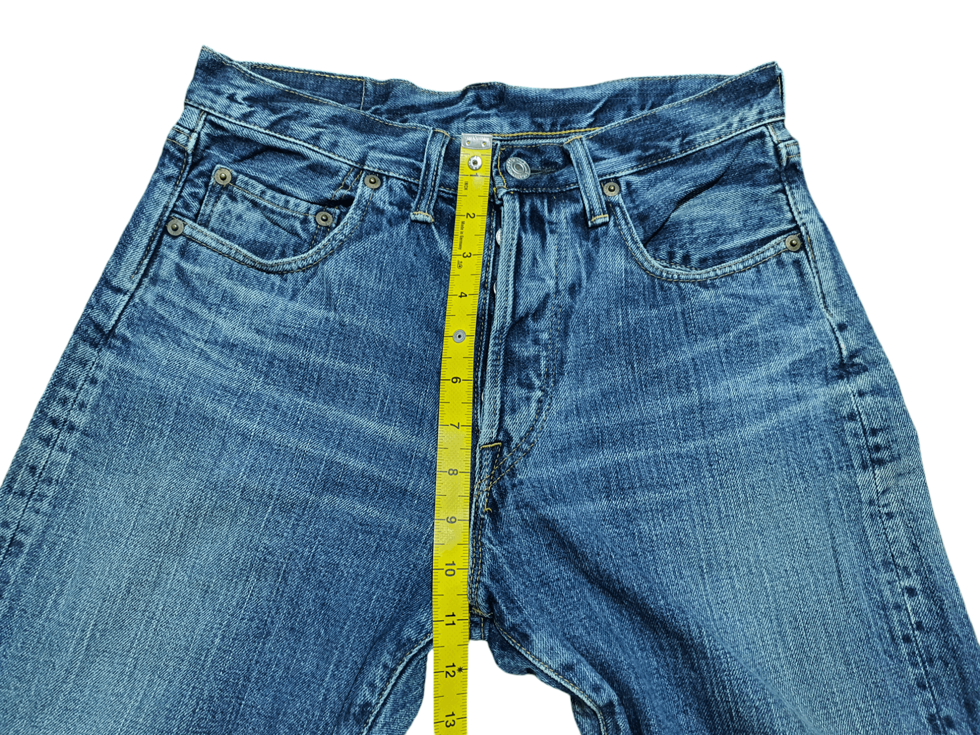 Japanese Brand × Vintage VINTAGE DENIME 28/39.5 NON SELVEDGE JEANS Size US 28 / EU 44 - 9 Thumbnail