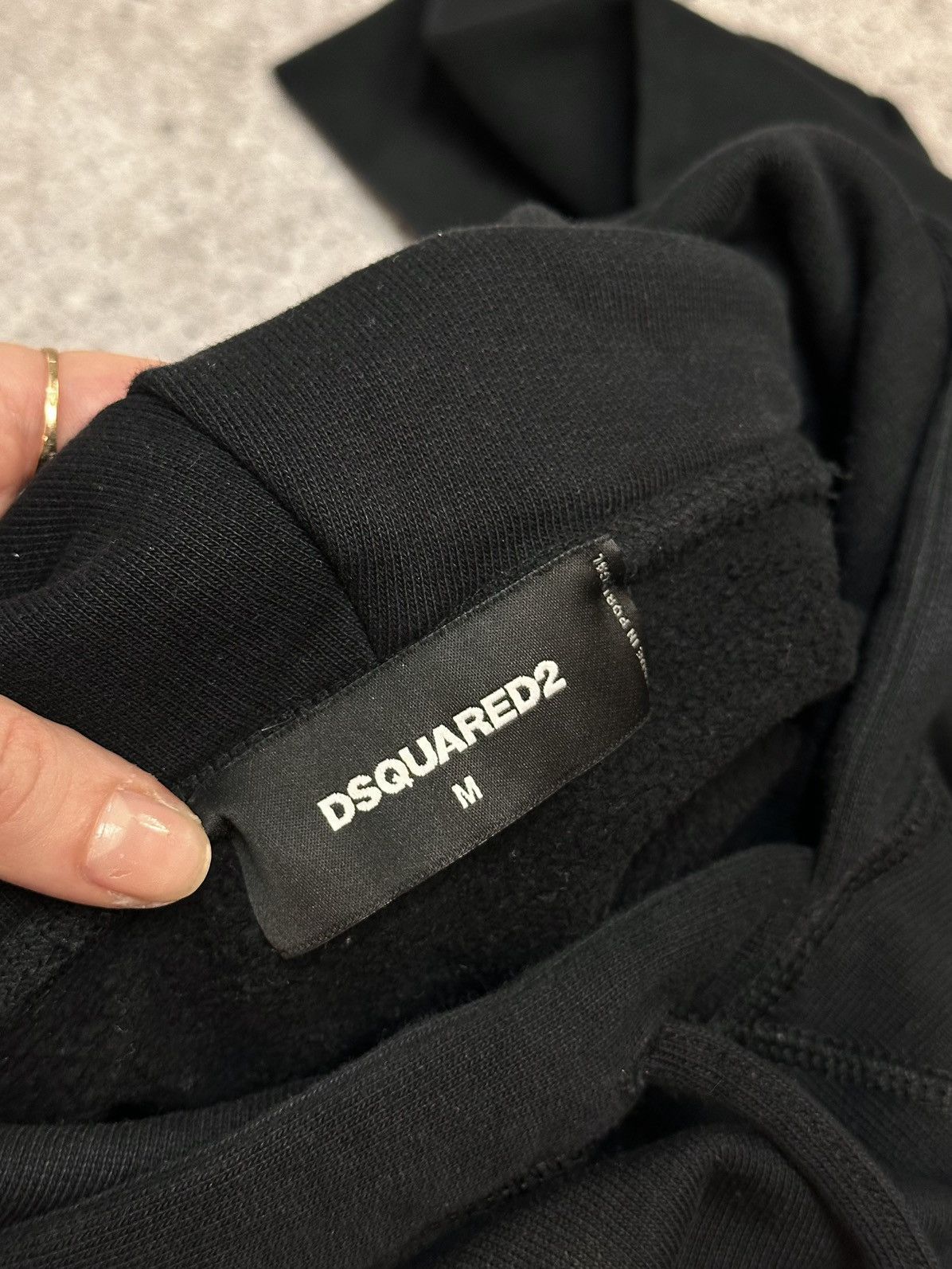 Dsquared2 Vintage Hoodie Dsquared2 black Zip Pants Luxury jacket Y2K Size US M / EU 48-50 / 2 - 11 Thumbnail