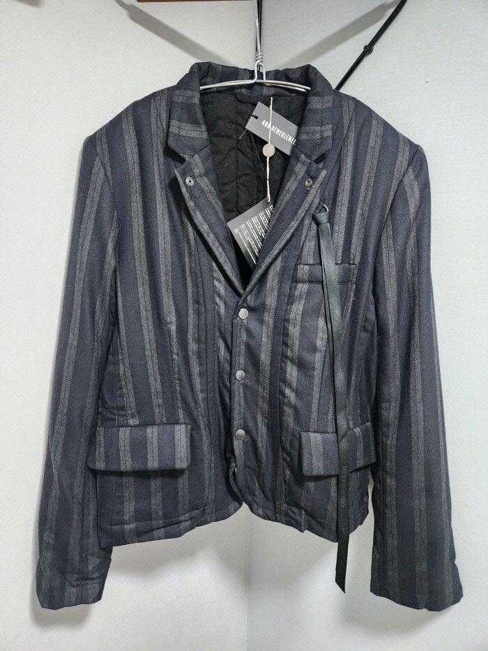 Ann Demeulemeester ANN demeulemeester reversible padded stripped jacket Size US M / EU 48-50 / 2 - 4 Thumbnail