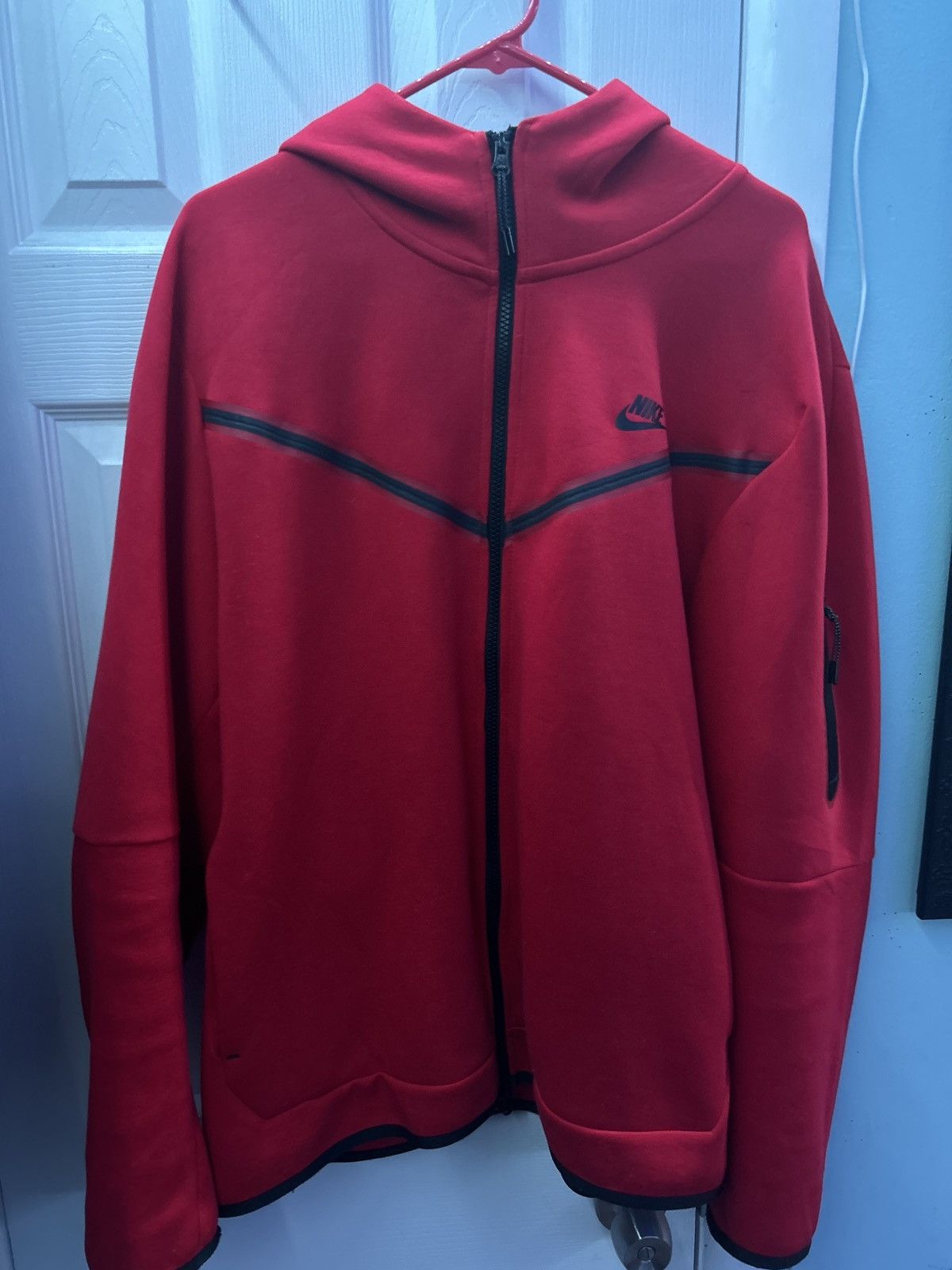 image of Red Nike Tech V2, Men's (Size XL)