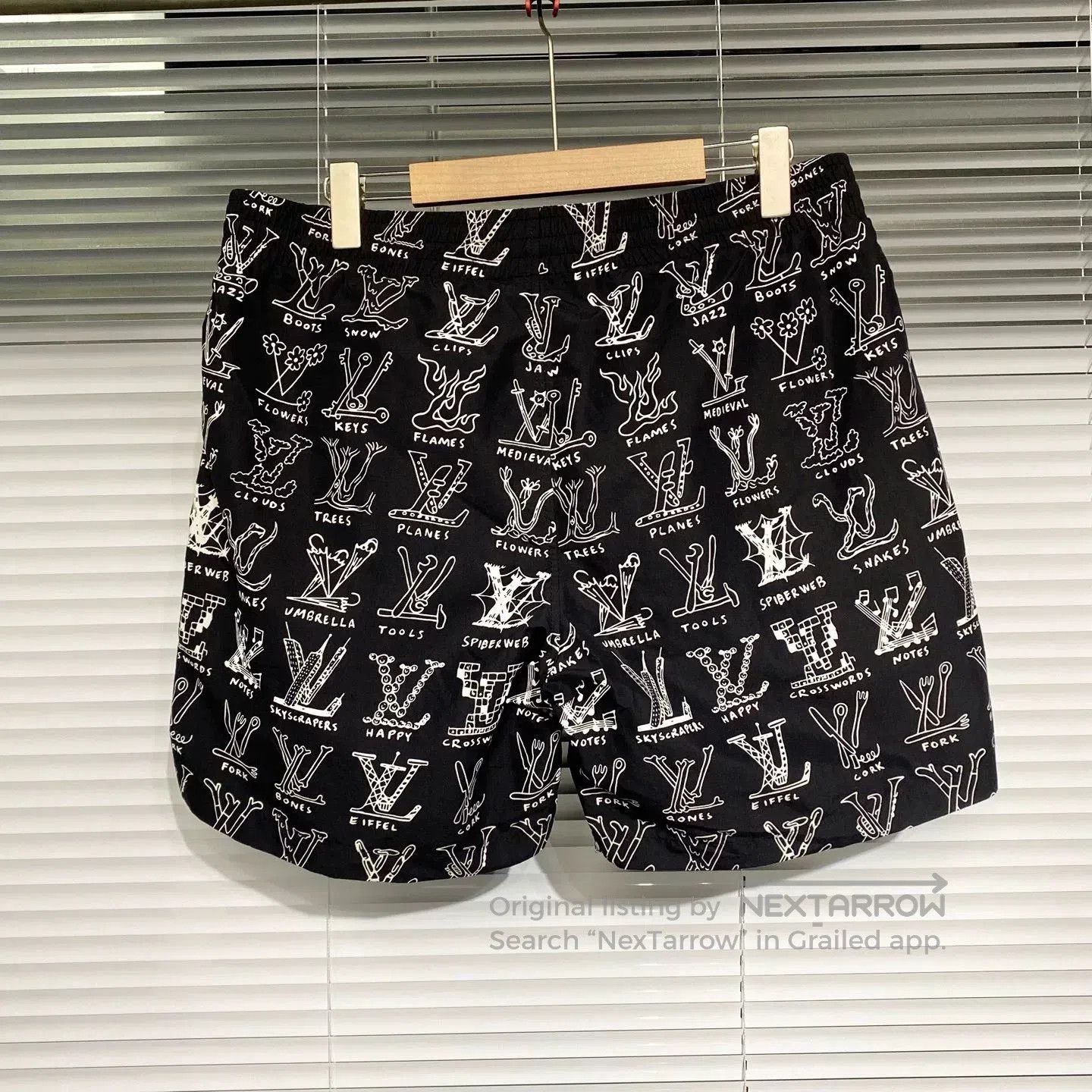 Louis Vuitton Louis Vuitton Gesture Print Casual Shorts. Size US 34 / EU 50 - 2 Thumbnail