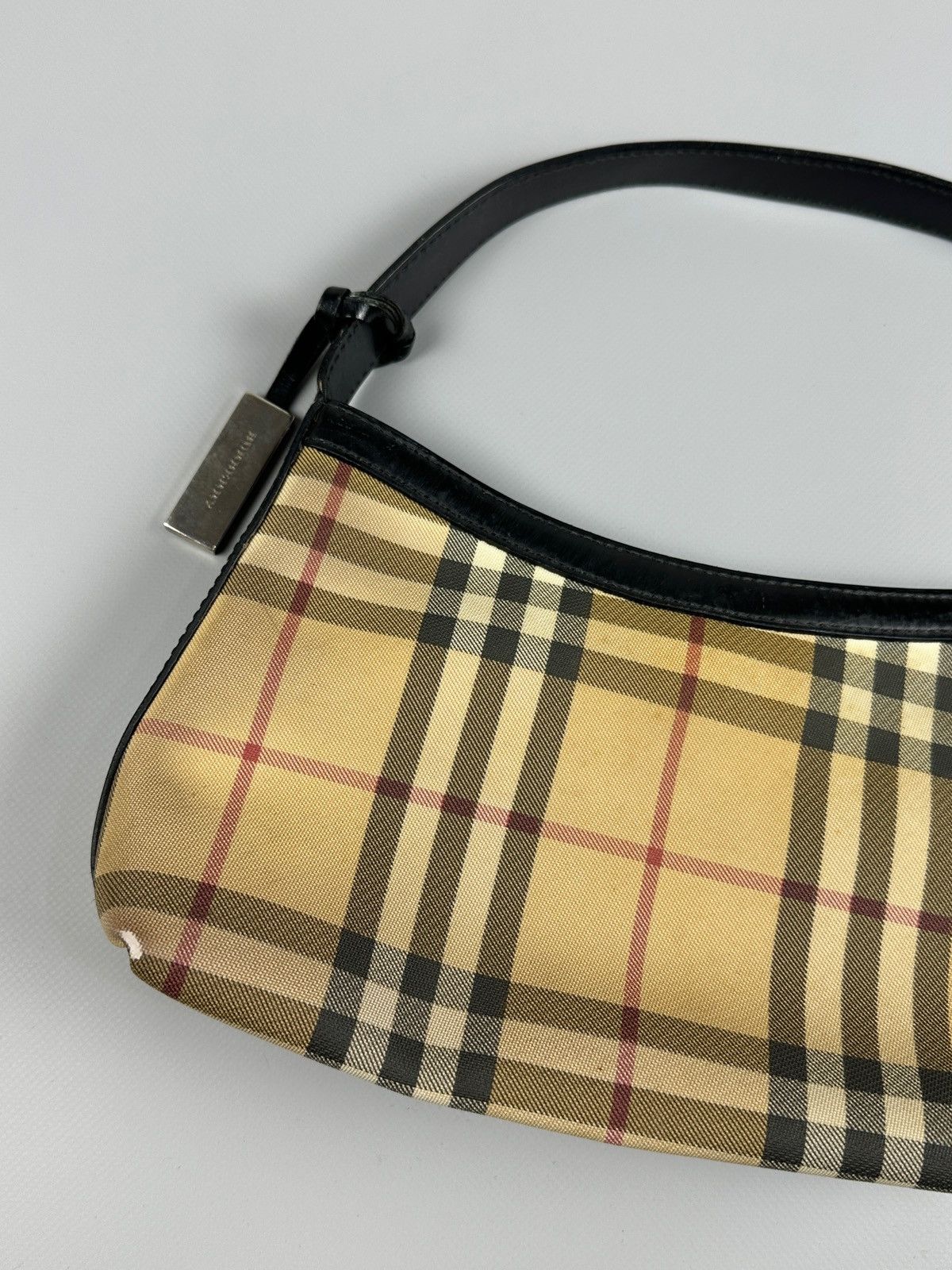 Burberry Vintage Burberry London Nova Check Baguette Shoulder Bag Size ONE SIZE - 10 Thumbnail