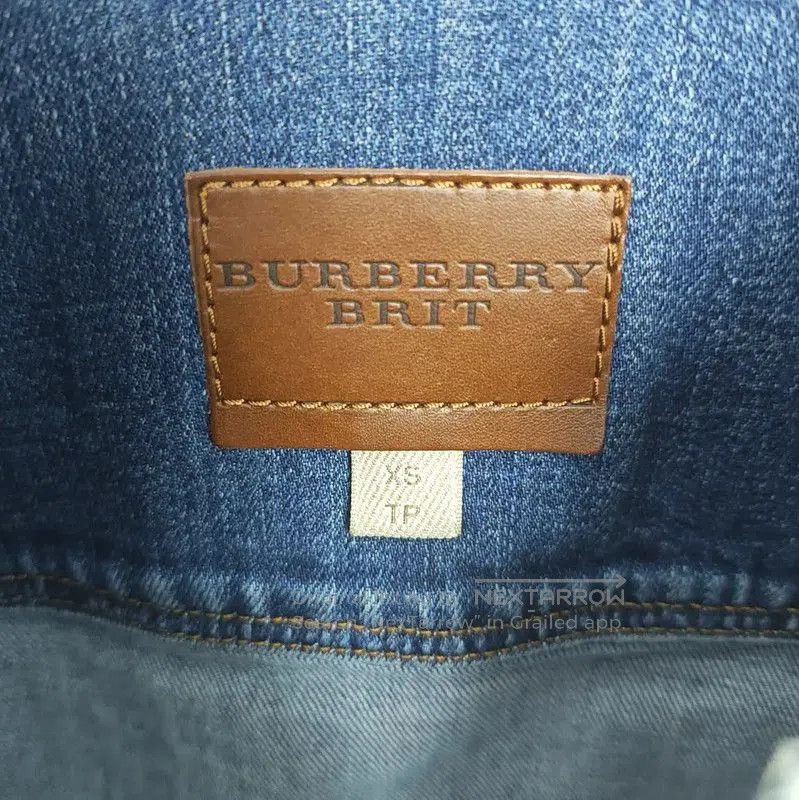 Burberry Burberry Light Blue Cotton Women's Jacket. Size XS / US 0-2 / IT 36-38 - 3 Thumbnail