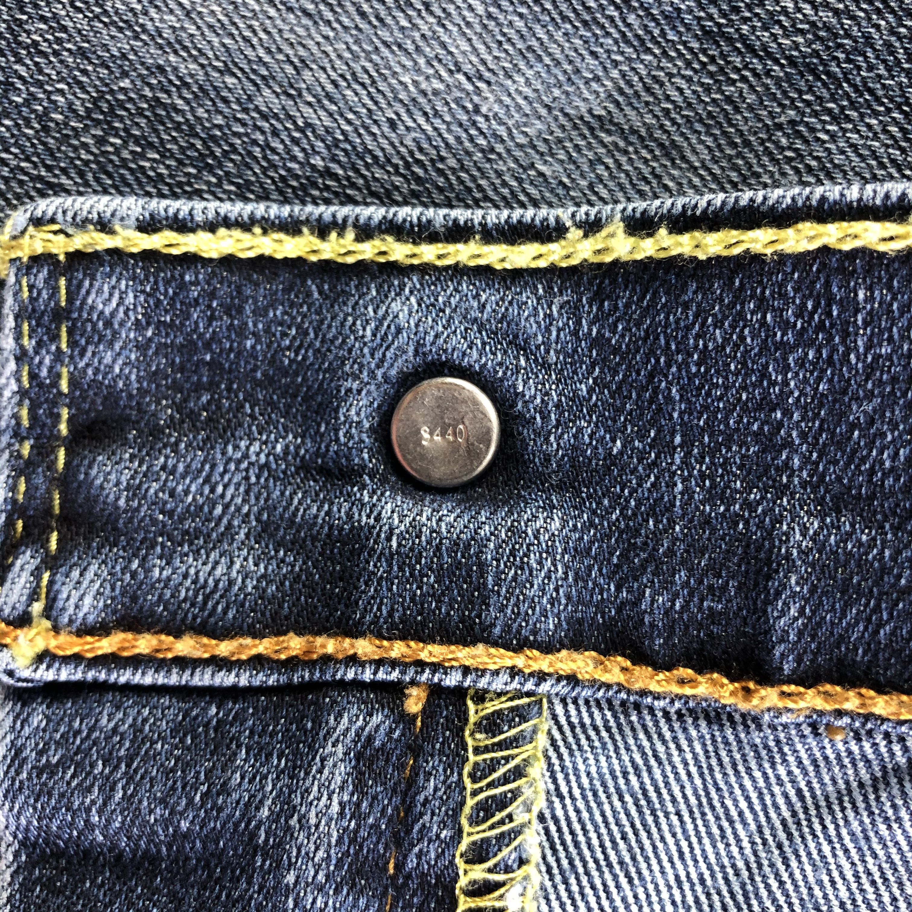 Levi's Vintage Blue Wash Levis 504 Jeans-J3692 Size US 35 - 10 Thumbnail