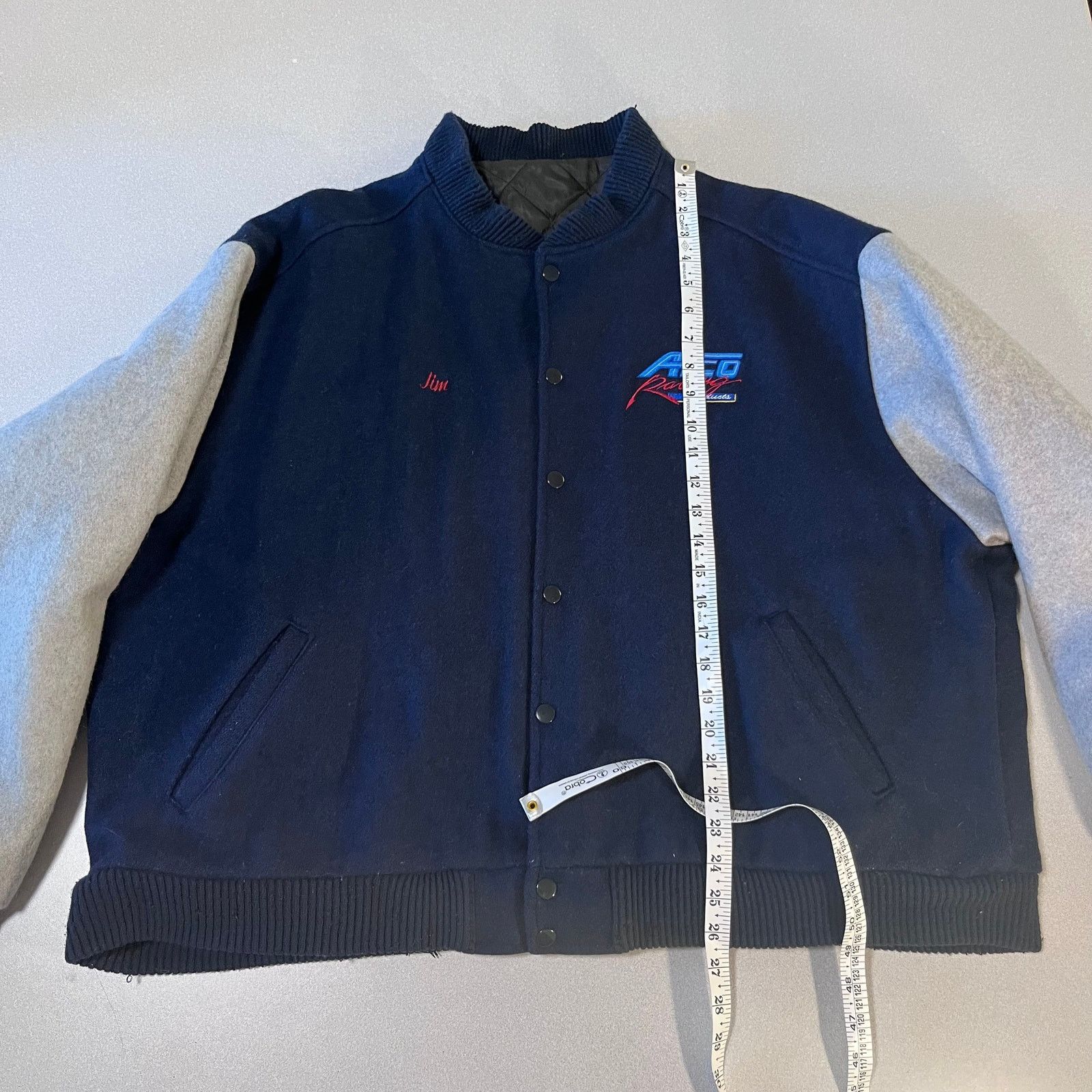 Japanese Brand True vintage AFCO Racing Wool Varsity Jacket – USA Made Size US L / EU 52-54 / 3 - 7 Thumbnail
