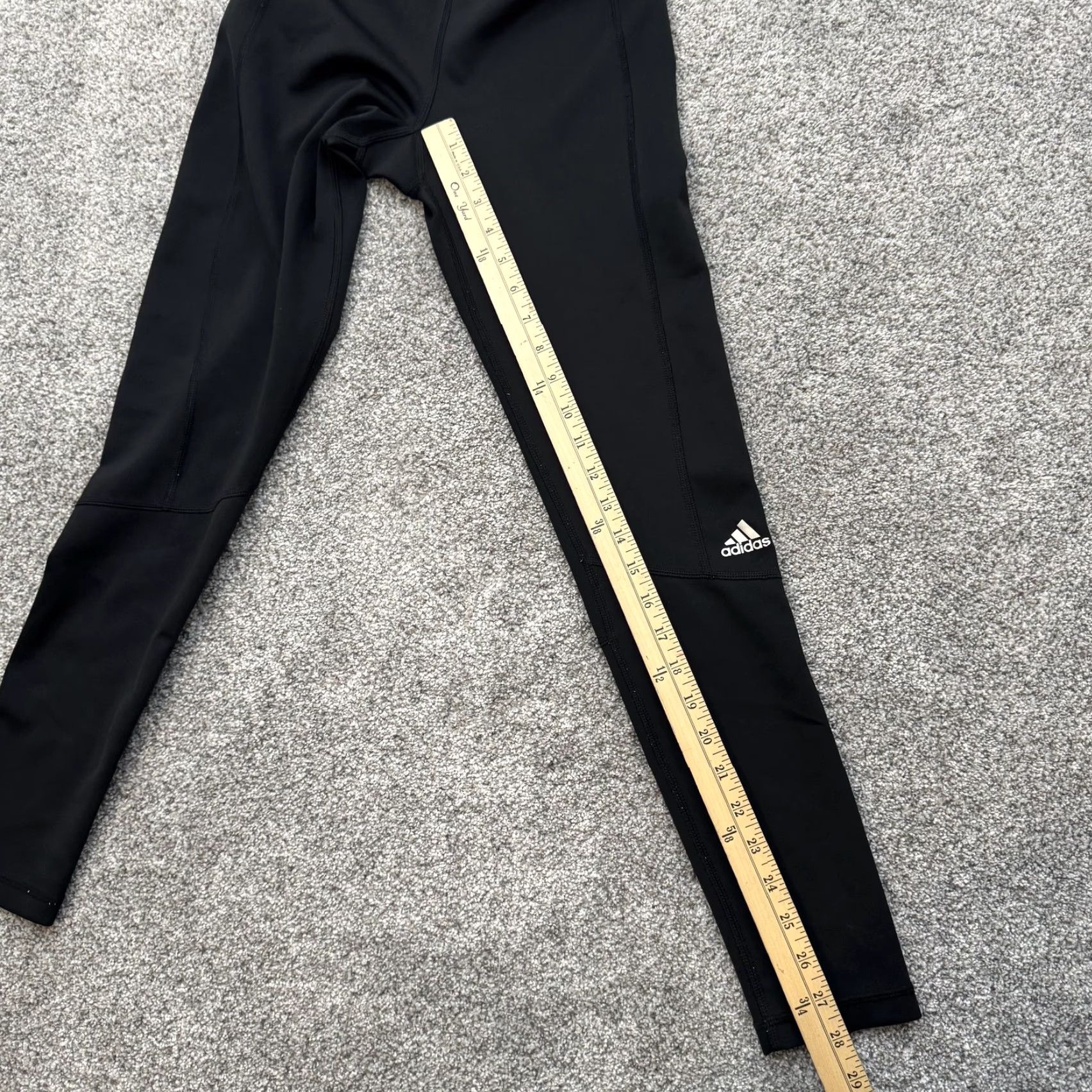 Adidas Adidas Leggings Womens Small Black Techfit Climalite Performance Gym & Training Size 28" / US 6 / IT 42 - 4 Thumbnail