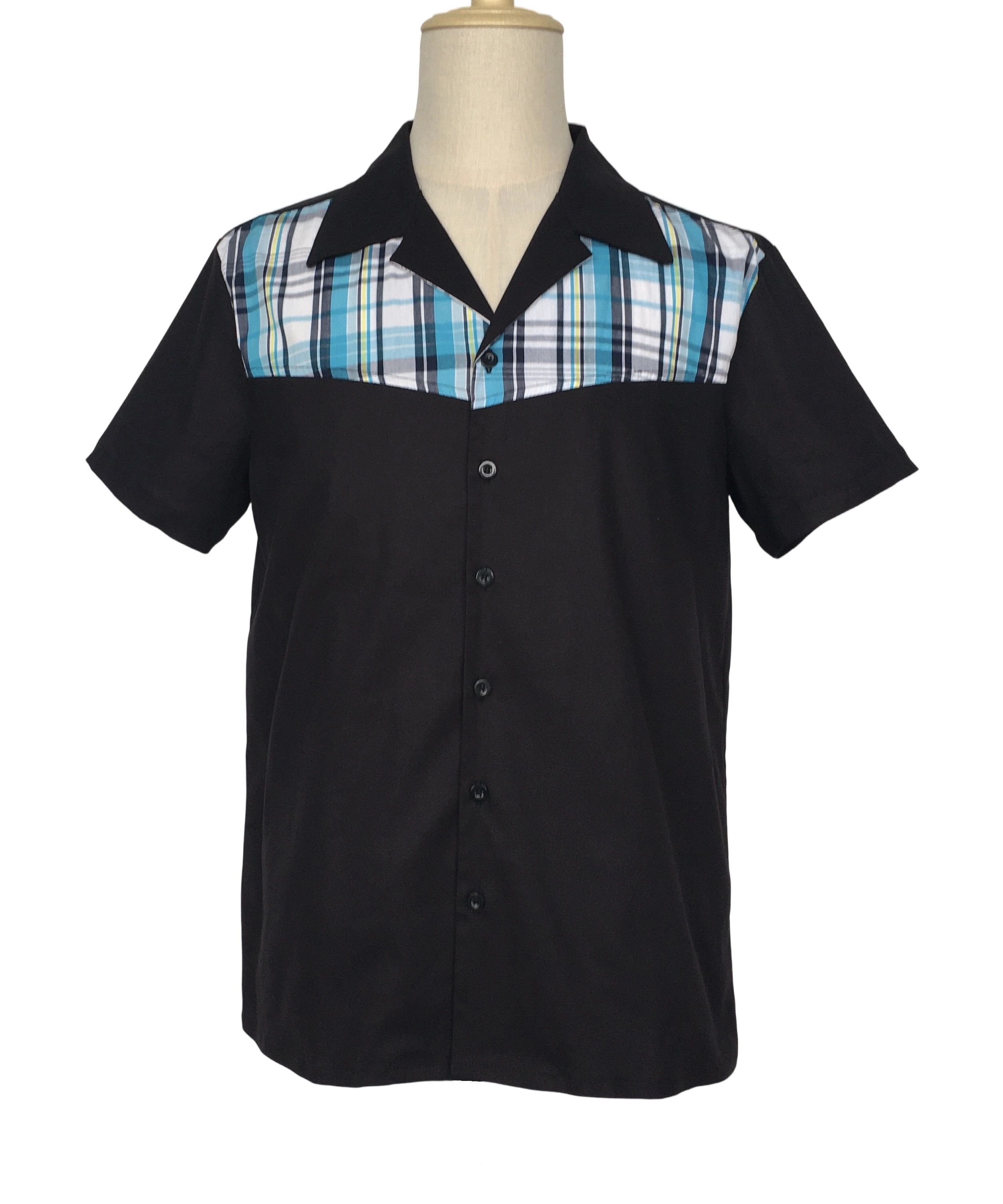 Other Men Clothes Plaid Pattern Button Down Party Shirts Size US XXL / EU 58 / 5 - 1 Thumbnail