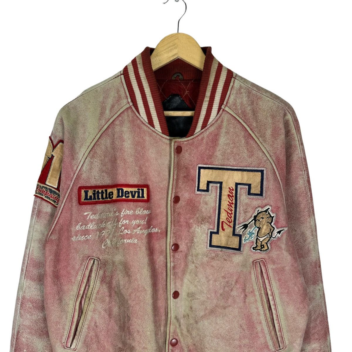 Tedman ☀️TED COMPANY LIMITED 1991 VARSITY LEATHER JACKET Size US M / EU 48-50 / 2 - 3 Thumbnail