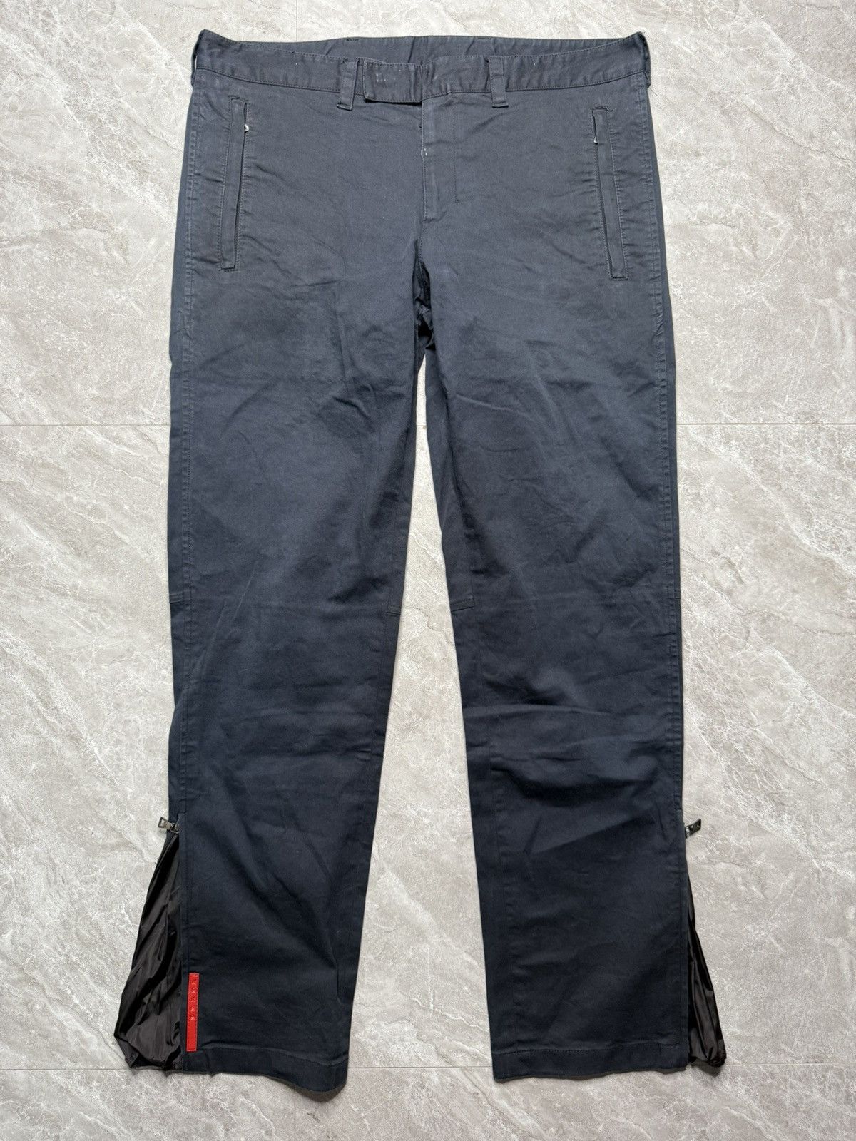 Prada Prada Red Tab Utility Trouser “elastic cotton material” Size US 31 - 2 Thumbnail